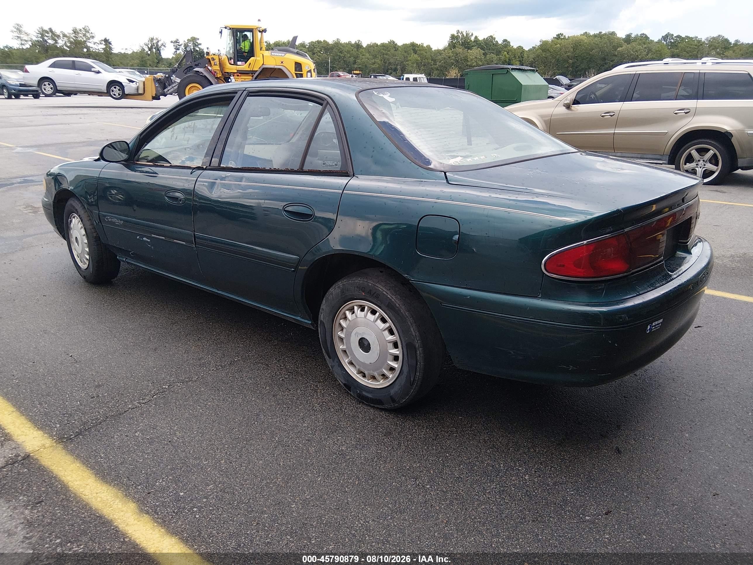 2000 Buick Century Custom Green vin: 2G4WS52J7Y1177227