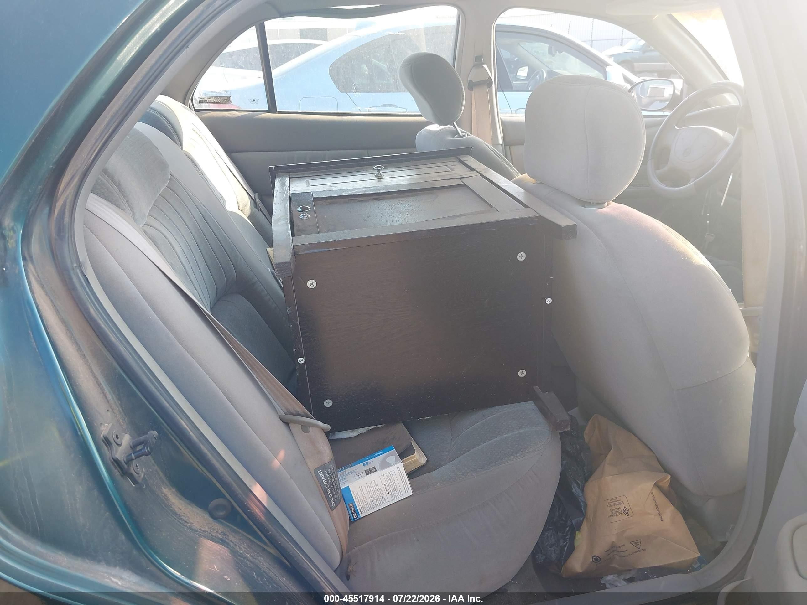 2000 Buick Century Custom Green vin: 2G4WS52J7Y1190589