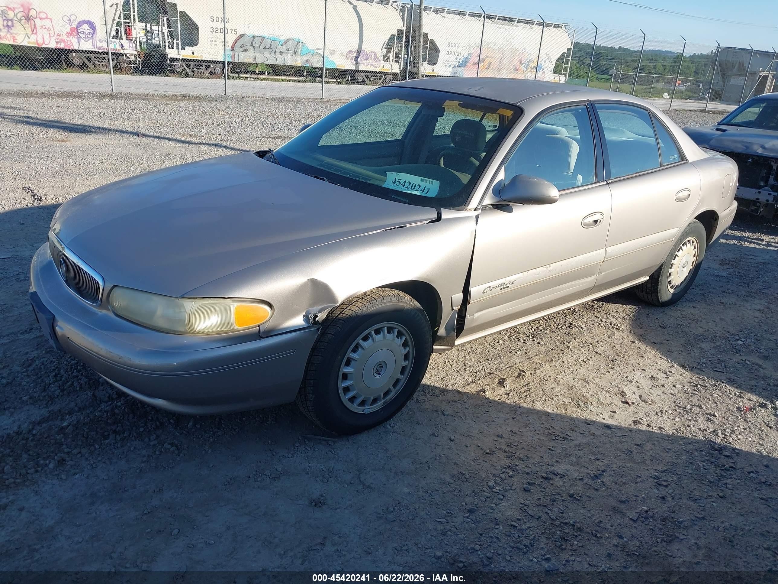 2000 Buick Century Custom Beige vin: 2G4WS52J7Y1292460