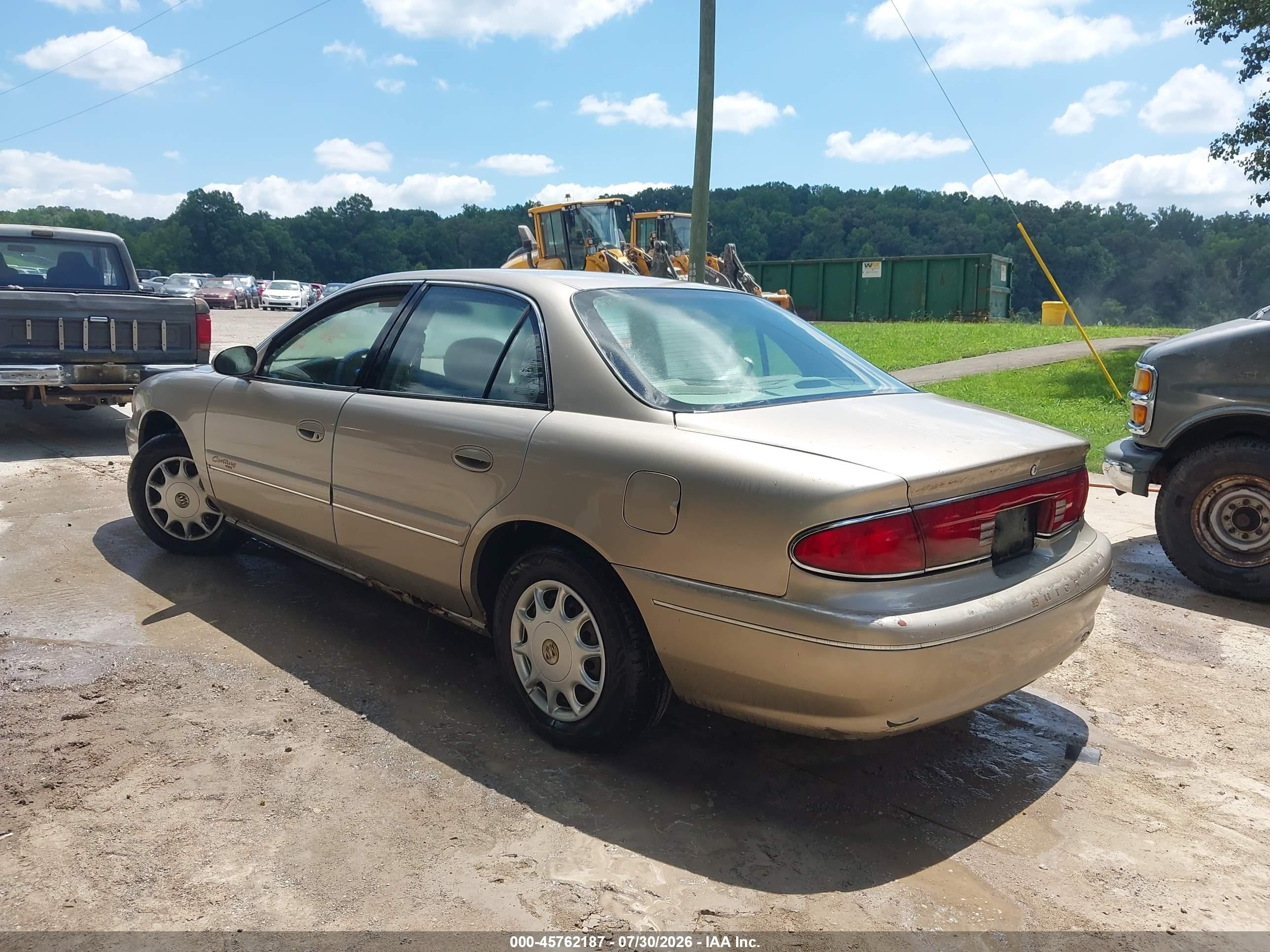2001 Buick Century Custom Silver vin: 2G4WS52J811197184
