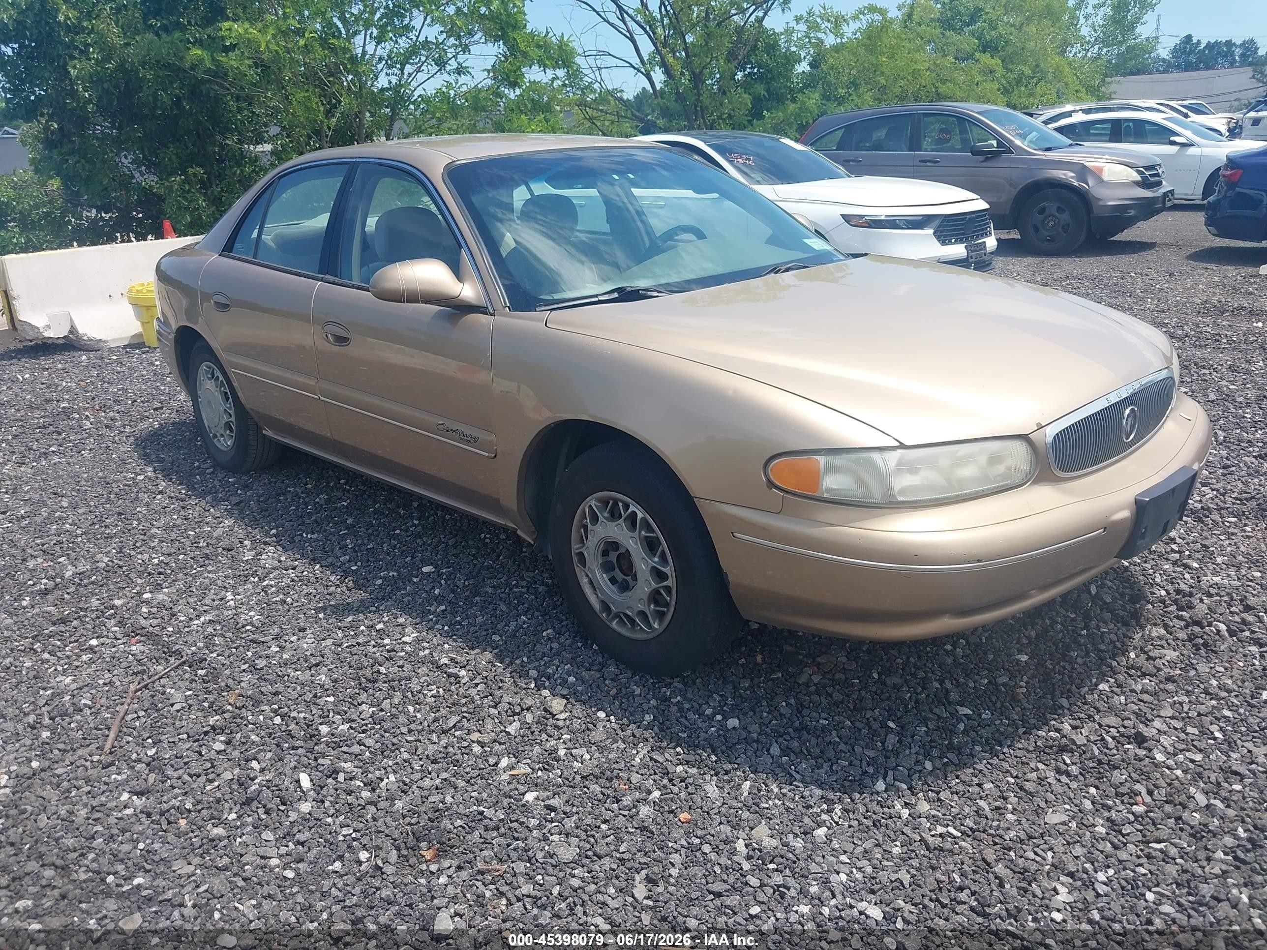 2001 Buick Century Custom Dark Brown vin: 2G4WS52J811276483