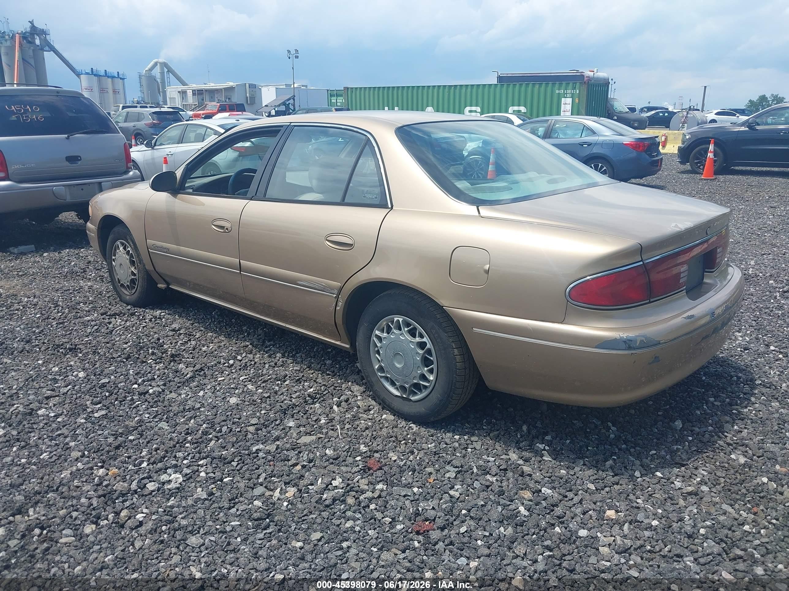 2001 Buick Century Custom Dark Brown vin: 2G4WS52J811276483