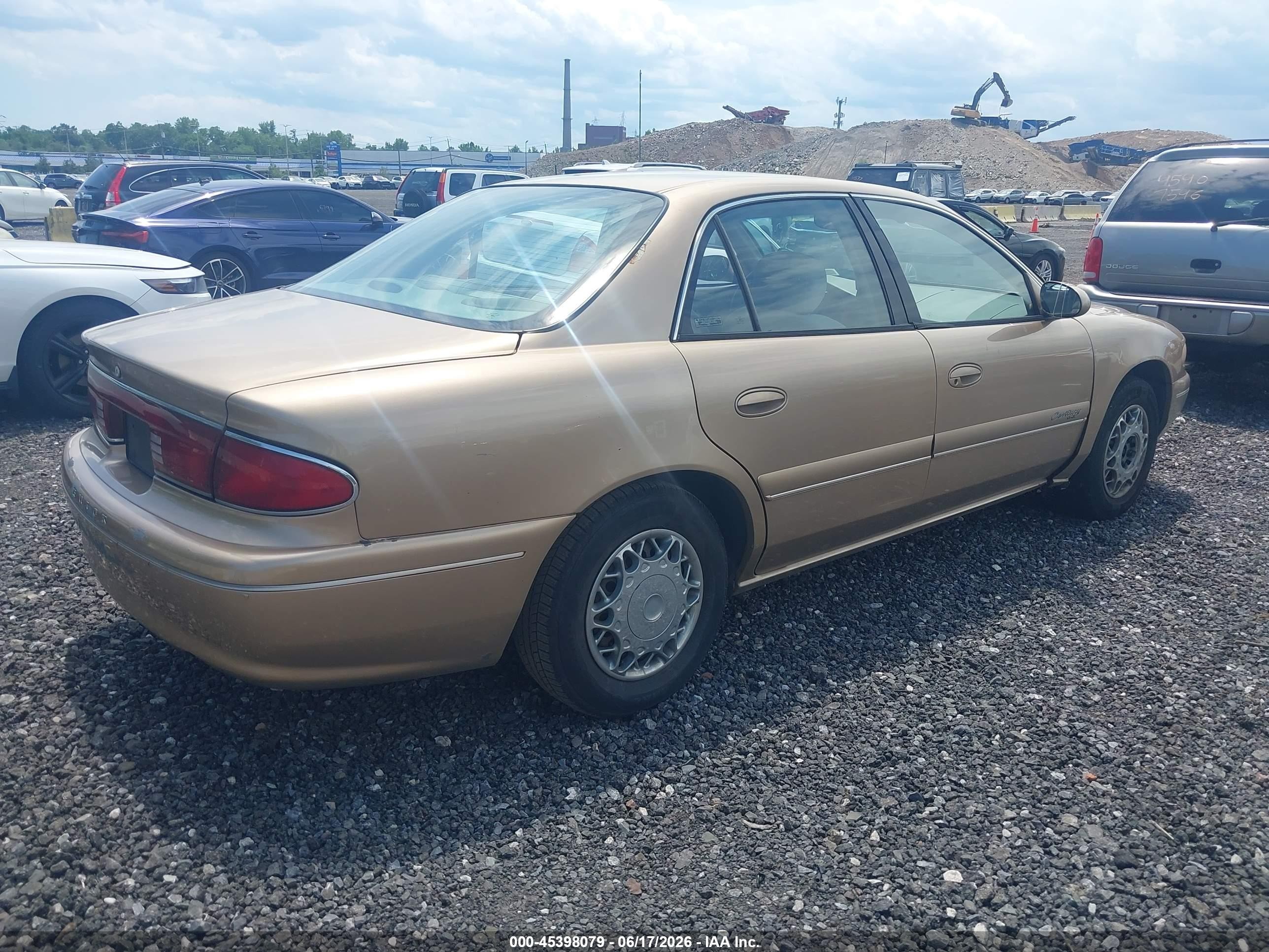 2001 Buick Century Custom Dark Brown vin: 2G4WS52J811276483