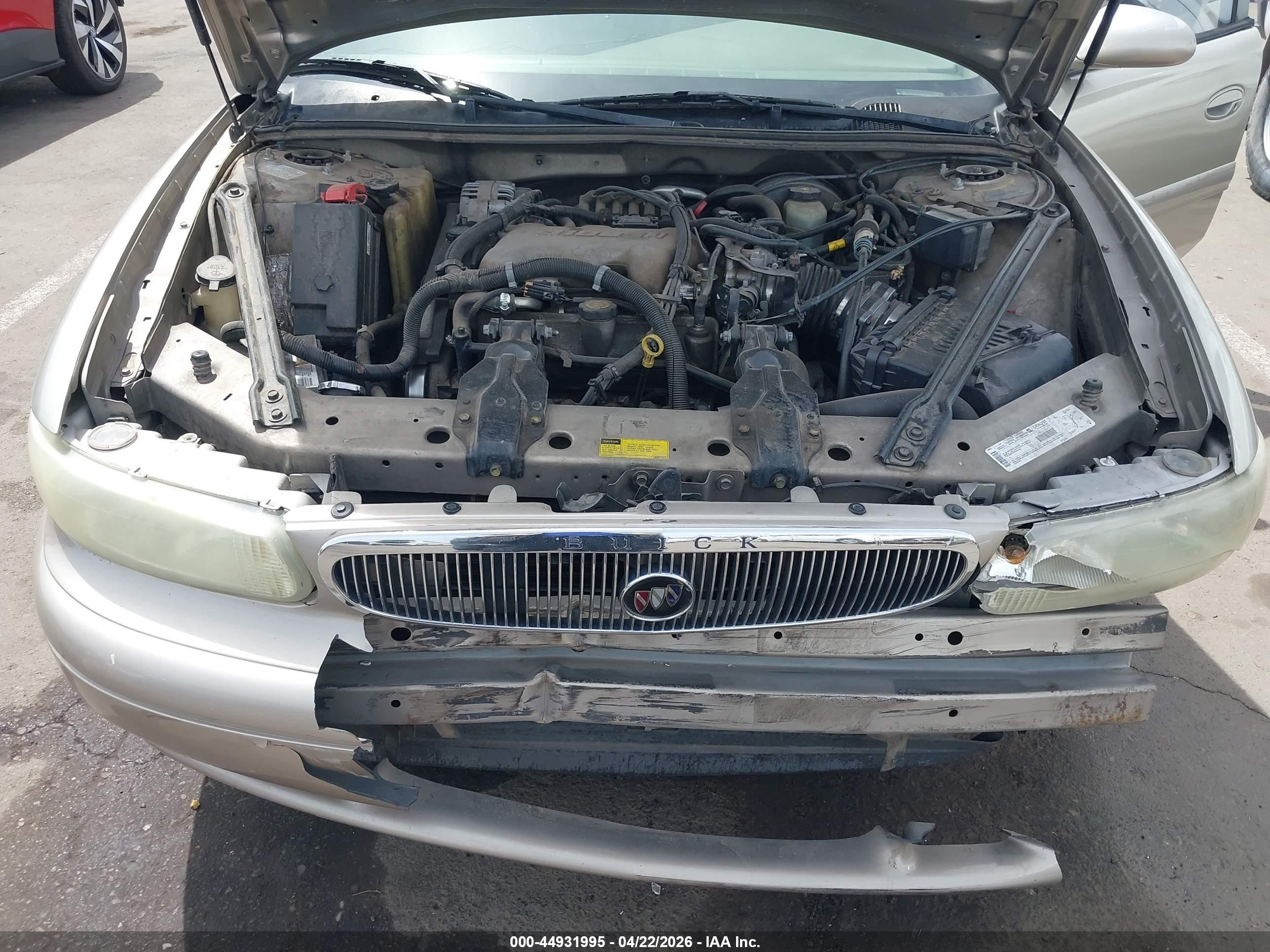 2001 Buick Century Custom Gold vin: 2G4WS52J811324256