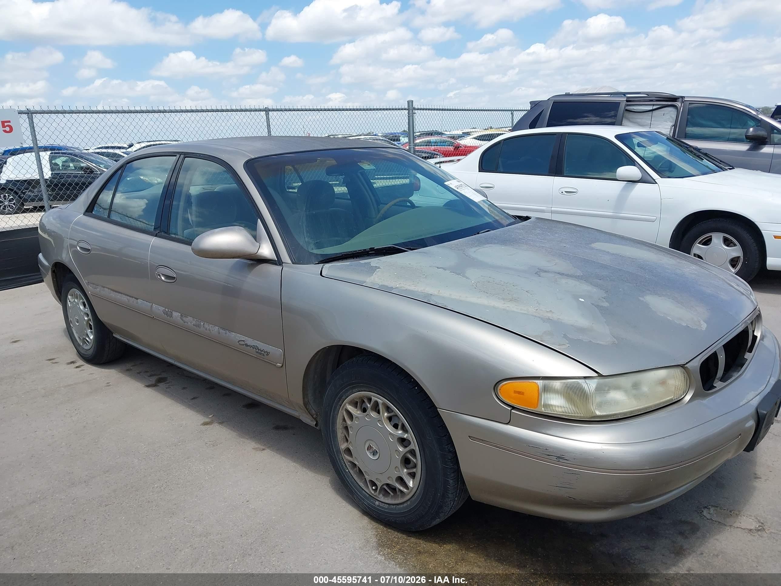 2002 Buick Century Custom Gold vin: 2G4WS52J821185148