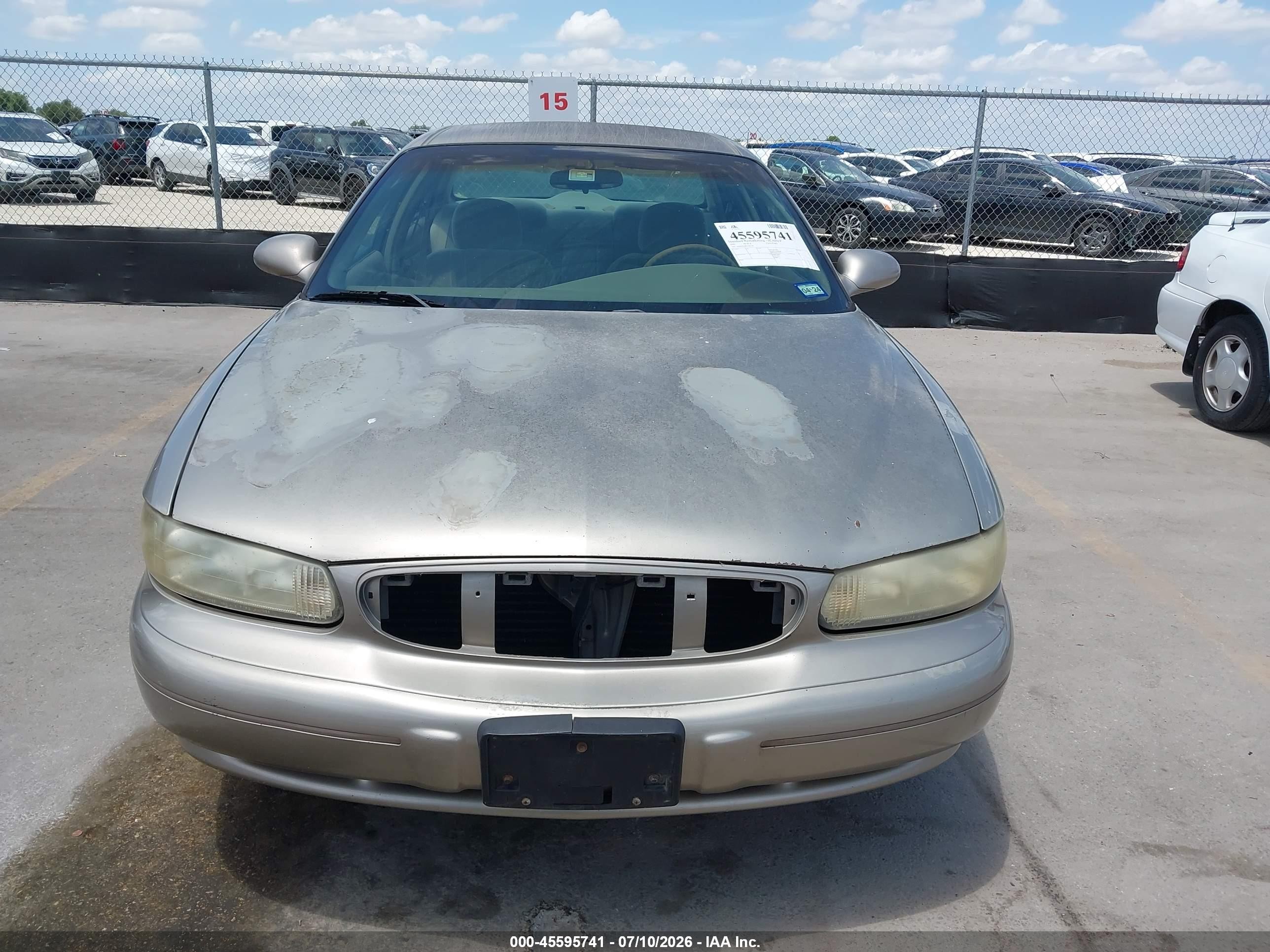 2002 Buick Century Custom Gold vin: 2G4WS52J821185148