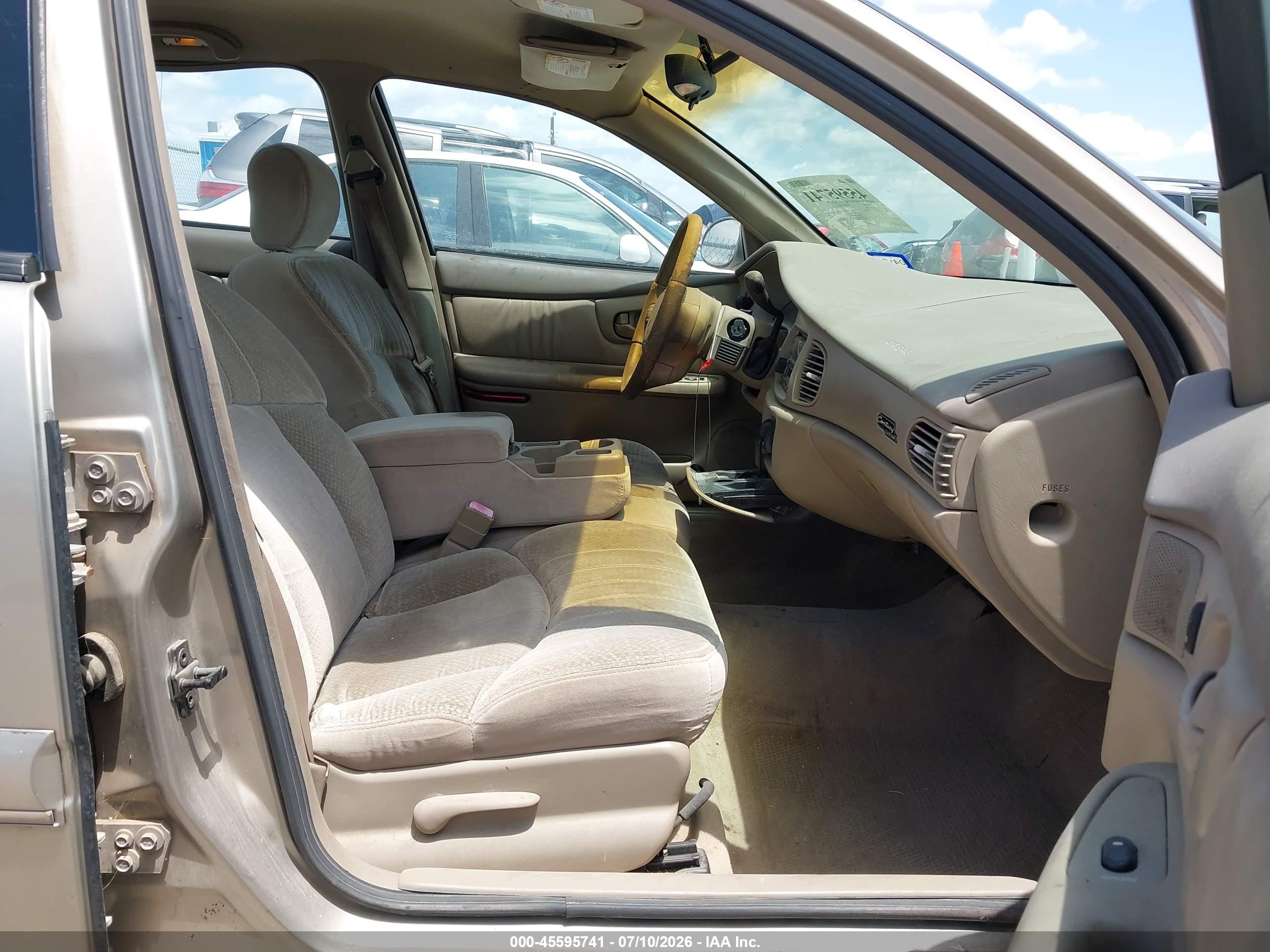 2002 Buick Century Custom Gold vin: 2G4WS52J821185148