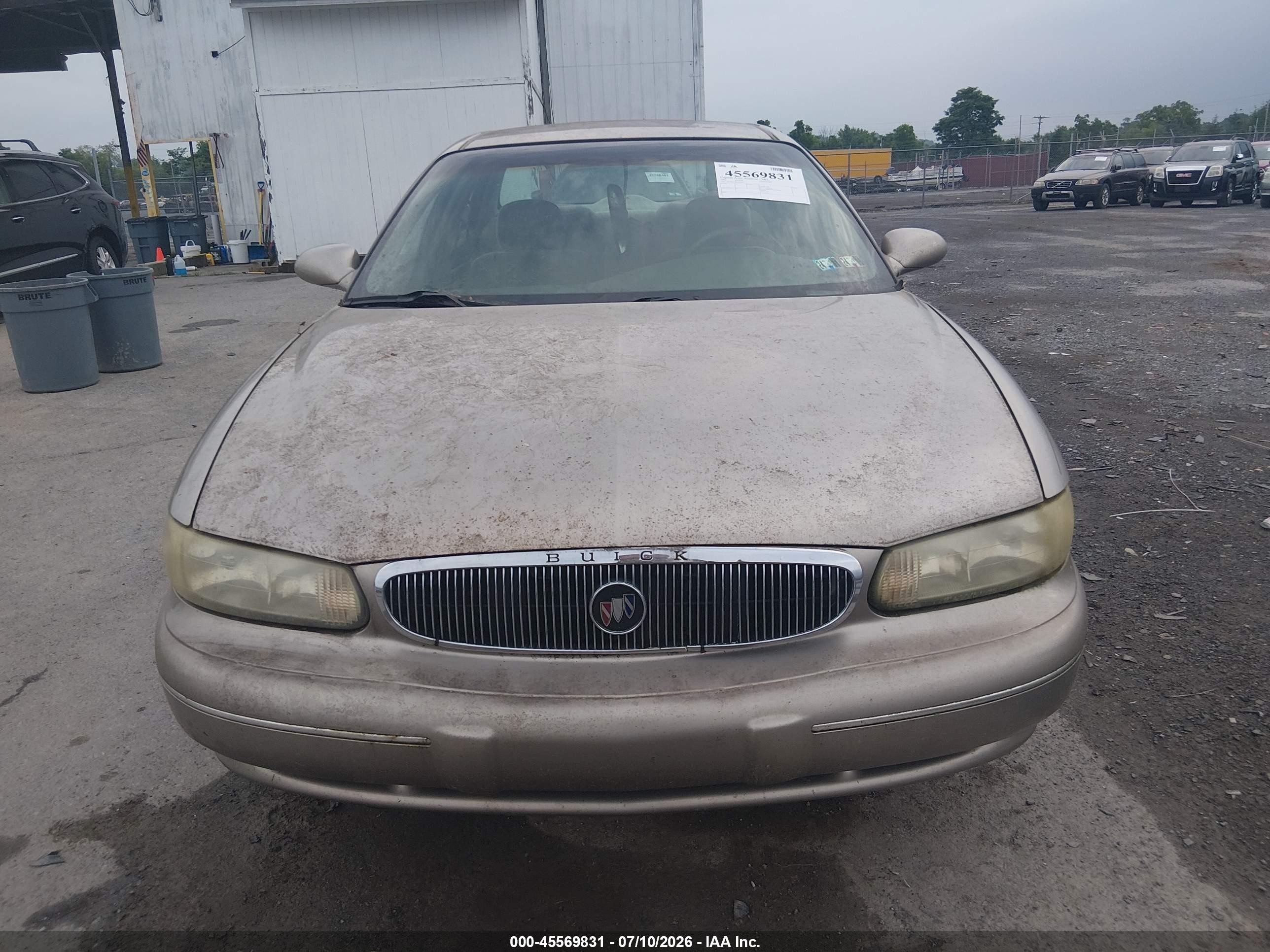 2002 Buick Century Custom Gold vin: 2G4WS52J821225857