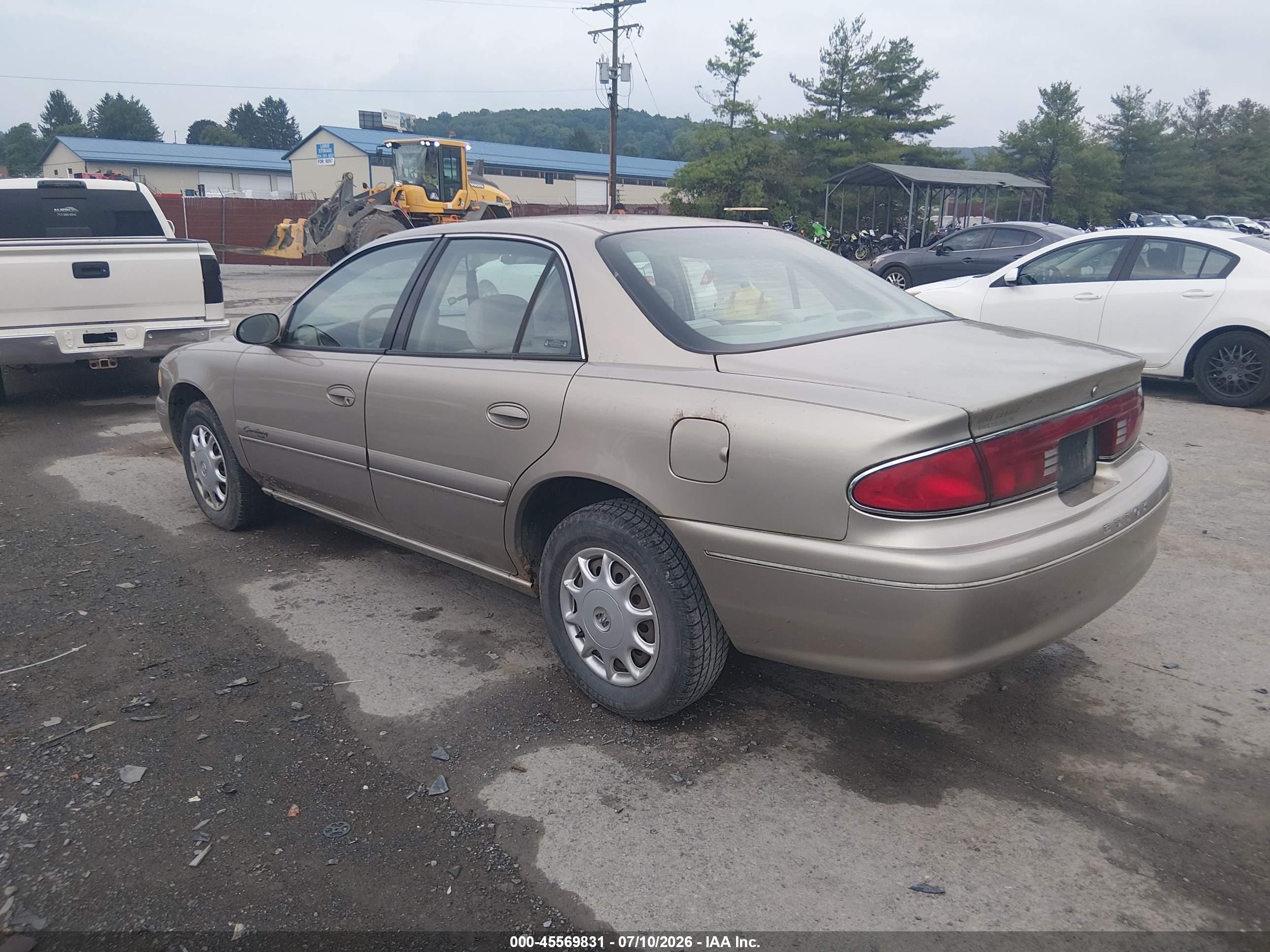 2002 Buick Century Custom Gold vin: 2G4WS52J821225857