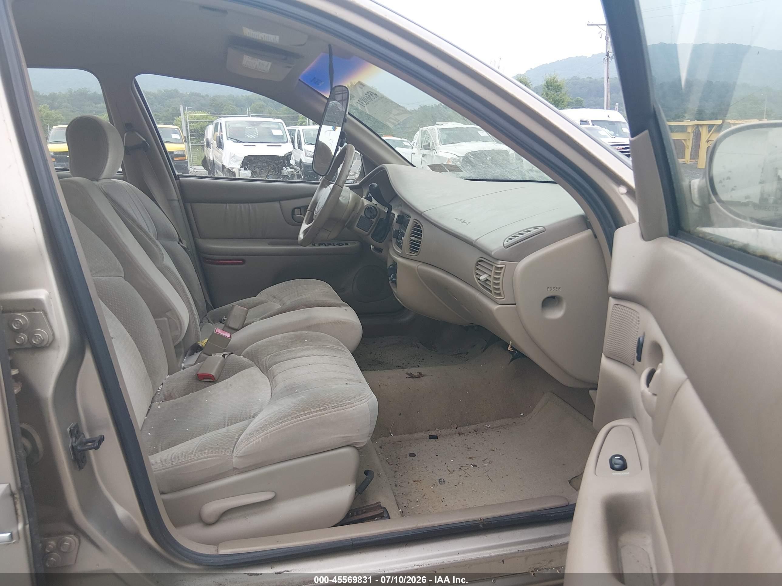 2002 Buick Century Custom Gold vin: 2G4WS52J821225857