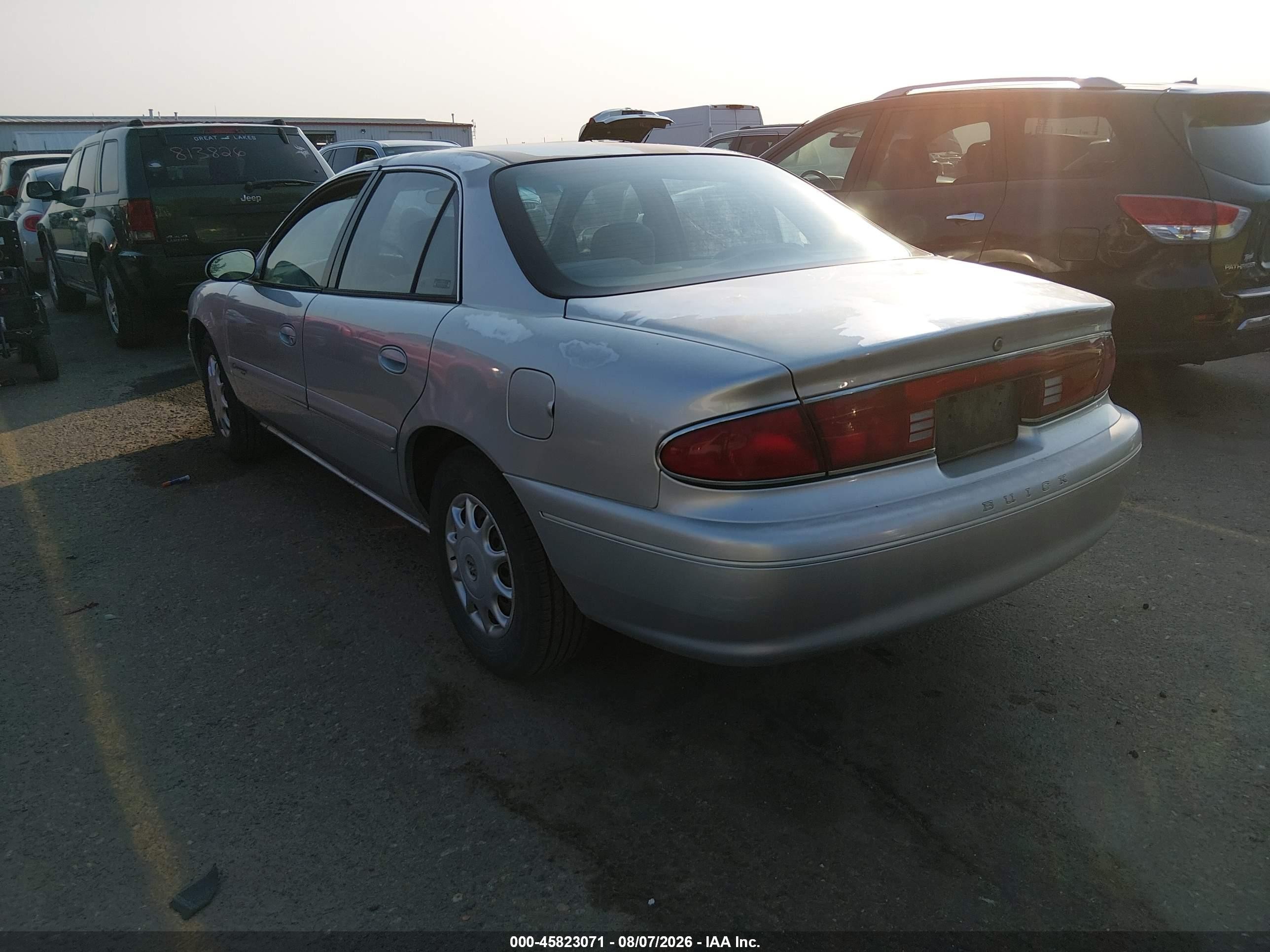 2002 Buick Century Custom Silver vin: 2G4WS52J821244103