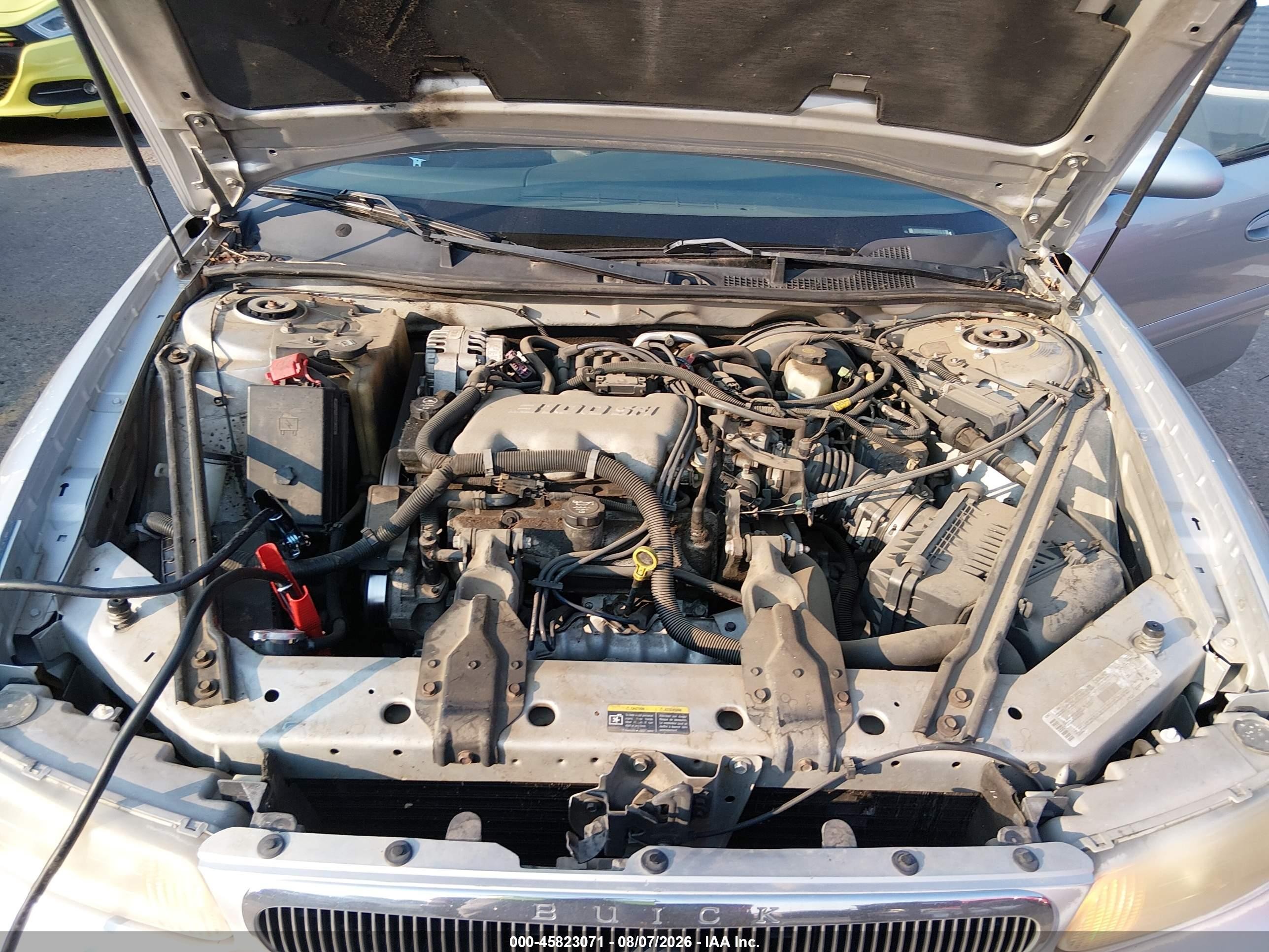 2002 Buick Century Custom Silver vin: 2G4WS52J821244103
