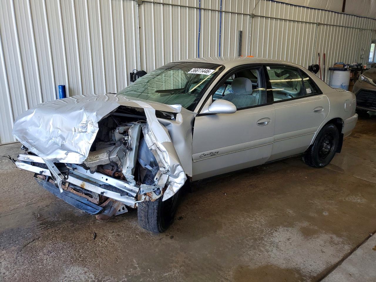 2002 Buick Century Custom Серебряный vin: 2G4WS52J821270457