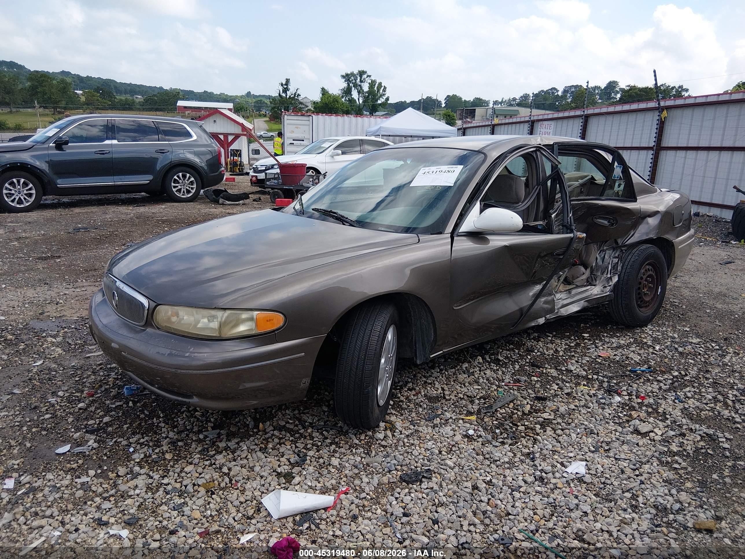 2003 Buick Century Custom Brown vin: 2G4WS52J831112699