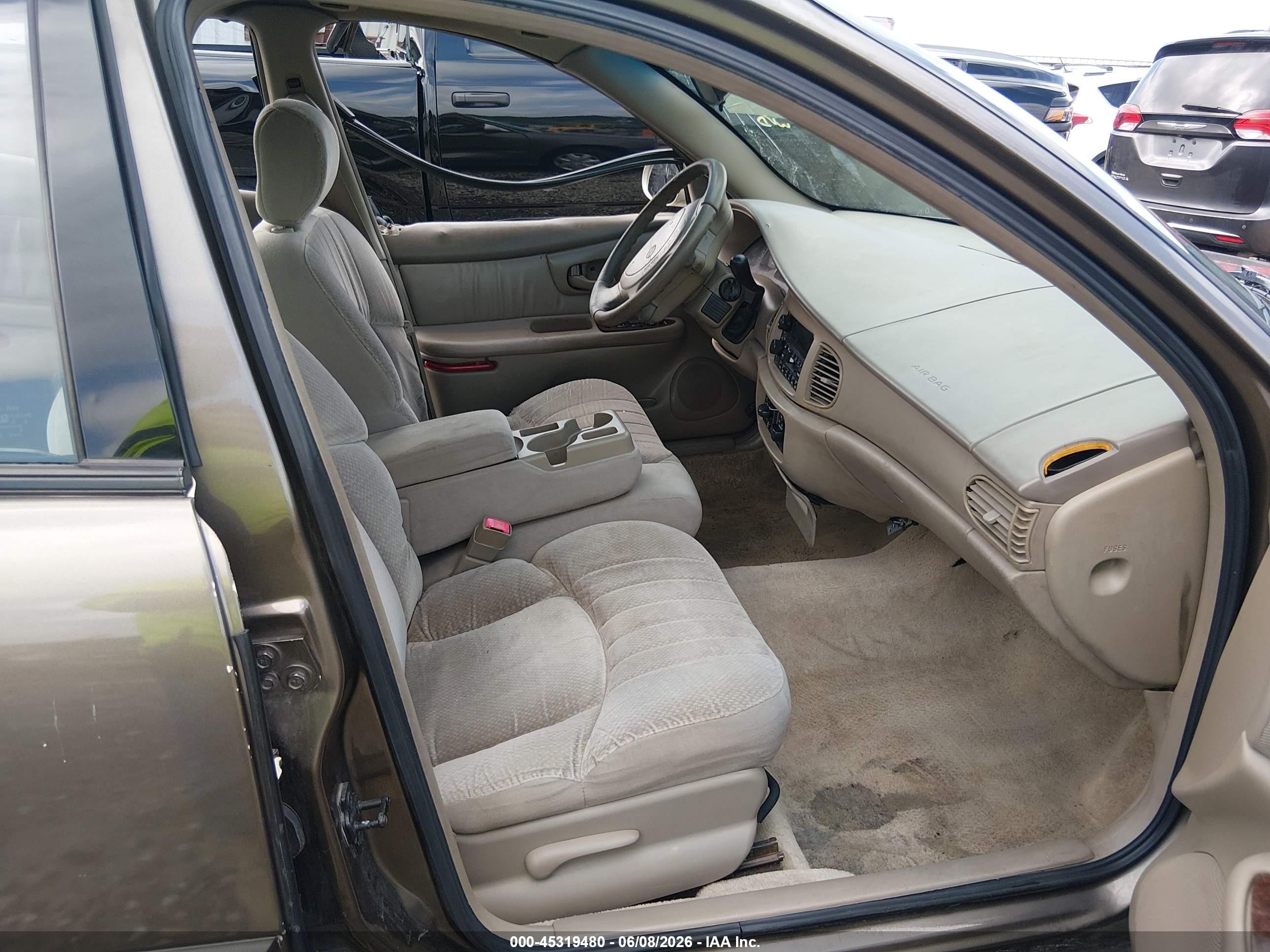 2003 Buick Century Custom Brown vin: 2G4WS52J831112699