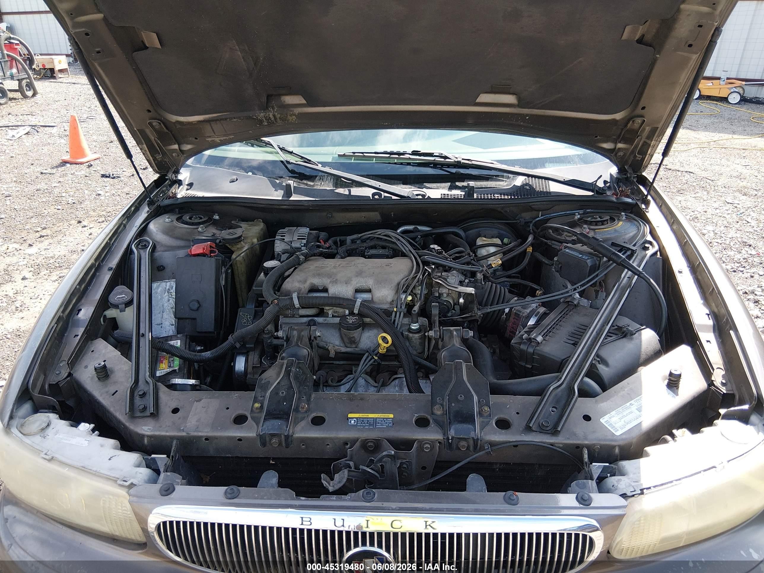 2003 Buick Century Custom Brown vin: 2G4WS52J831112699