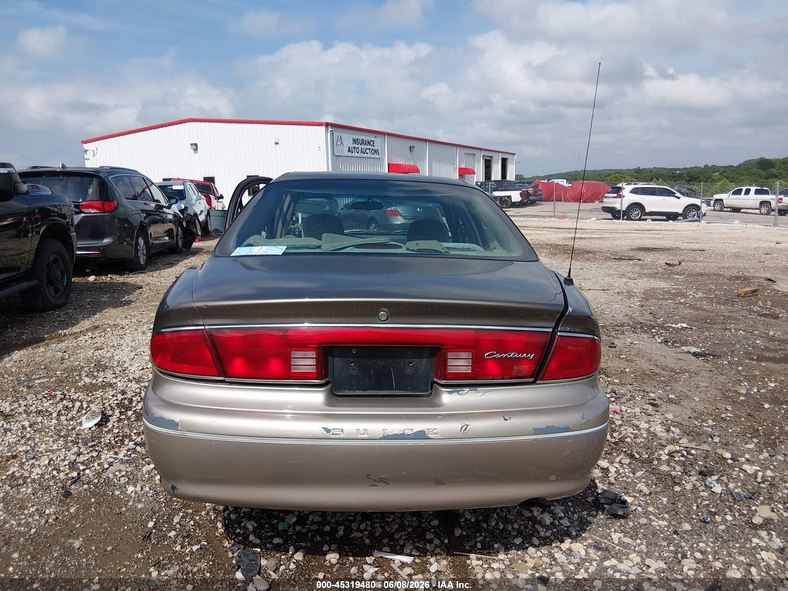 2003 Buick Century Custom Brown vin: 2G4WS52J831112699