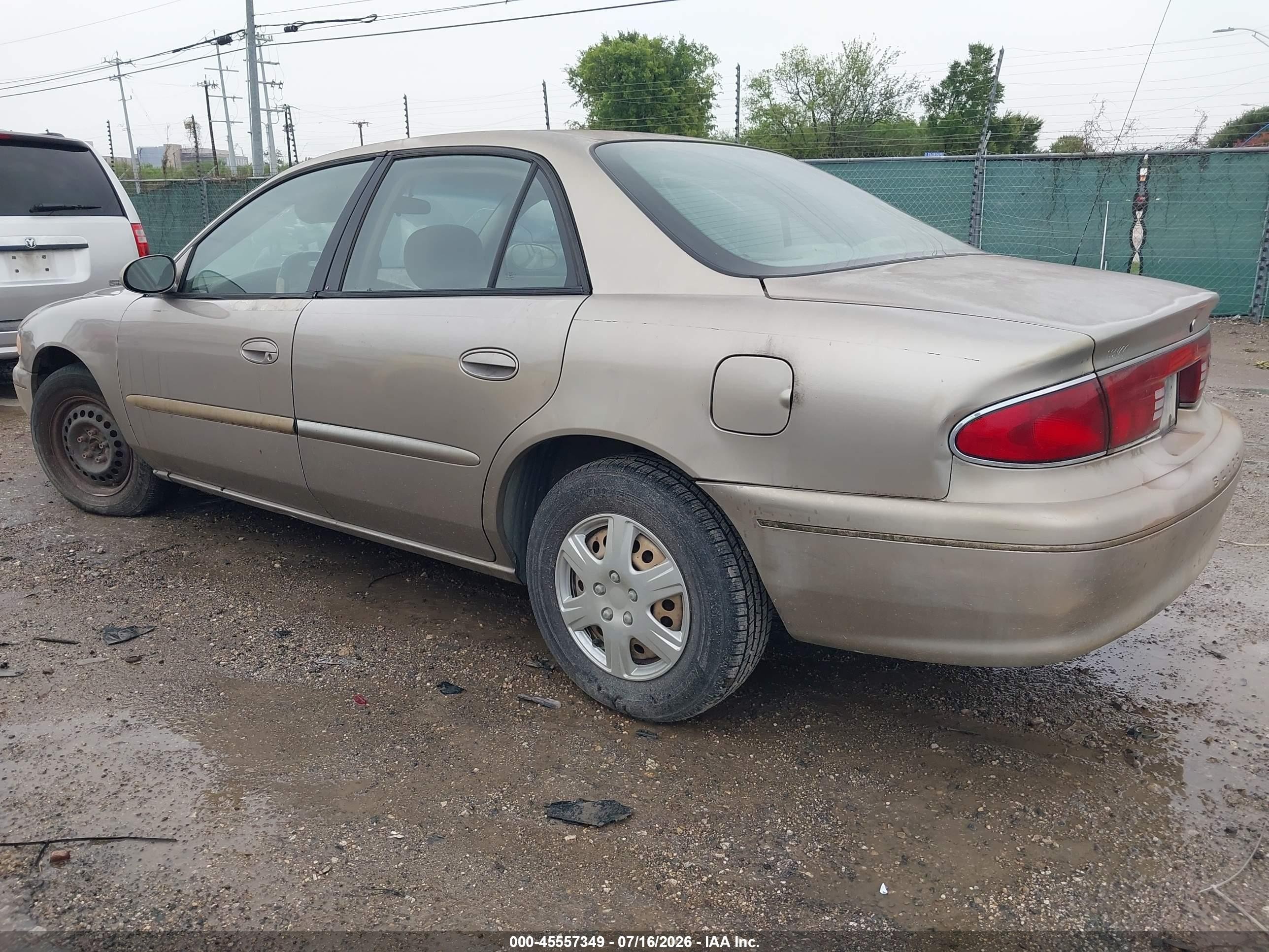 2003 Buick Century Custom Gray vin: 2G4WS52J831120981