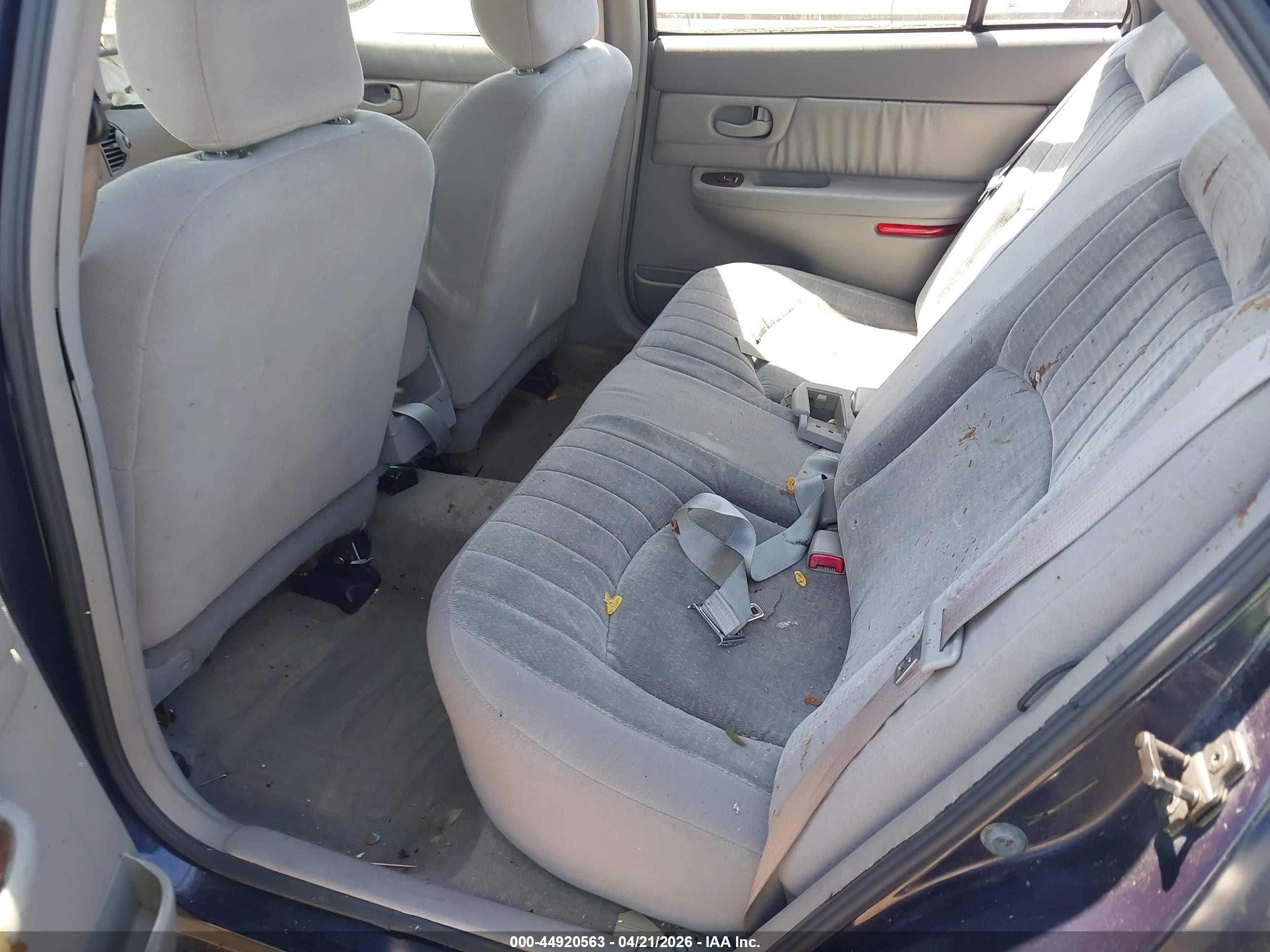 2003 Buick Century Custom Dark Blue vin: 2G4WS52J831136307
