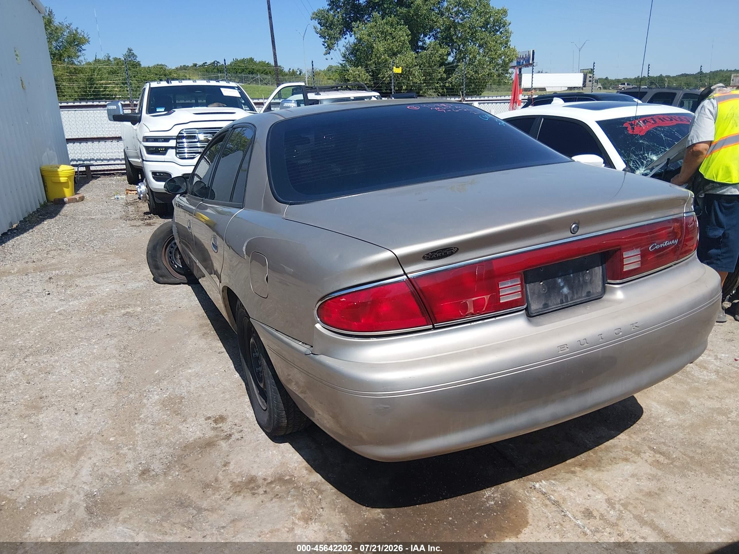 2003 Buick Century Custom Beige vin: 2G4WS52J831275062