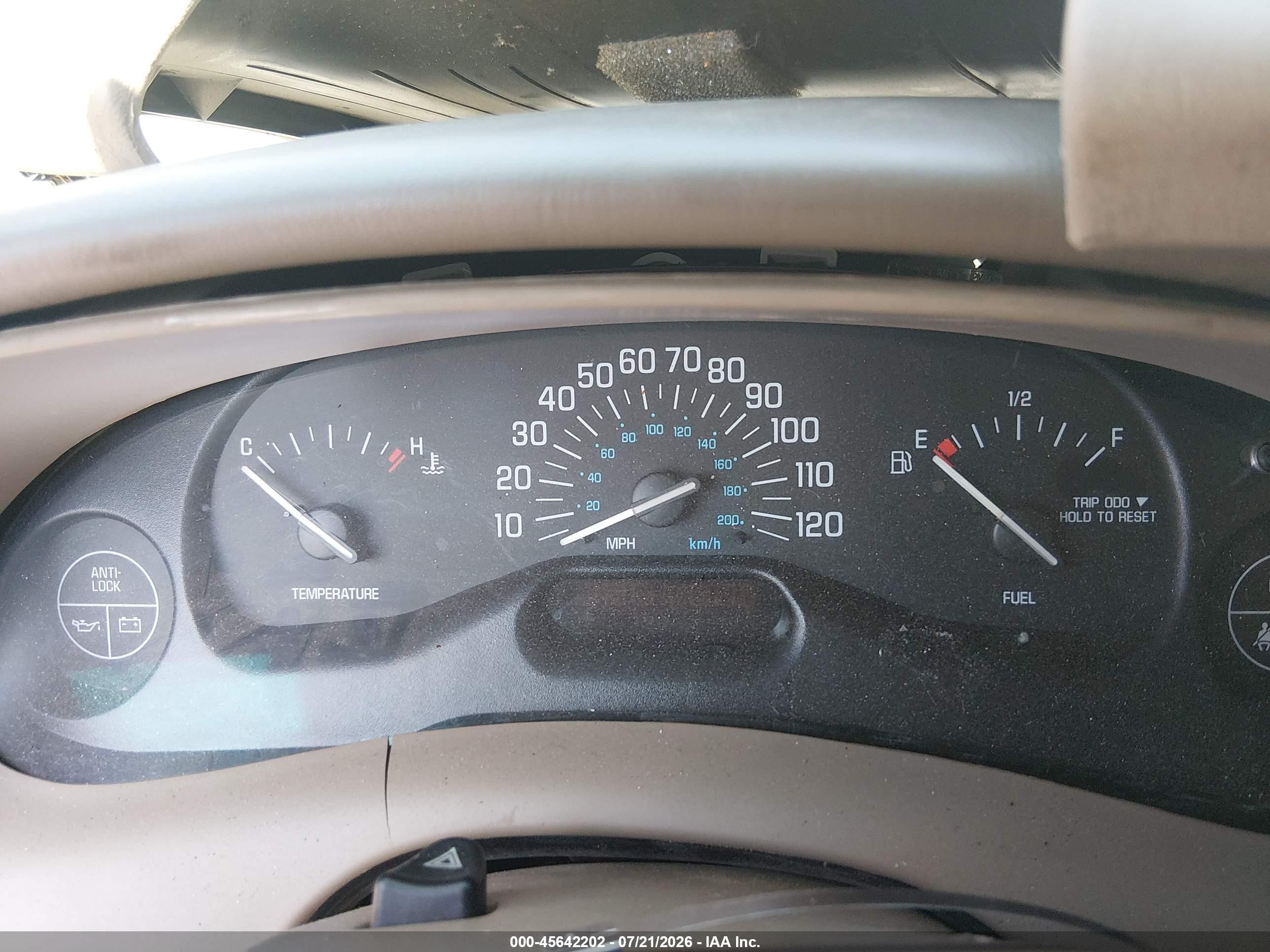 2003 Buick Century Custom Beige vin: 2G4WS52J831275062