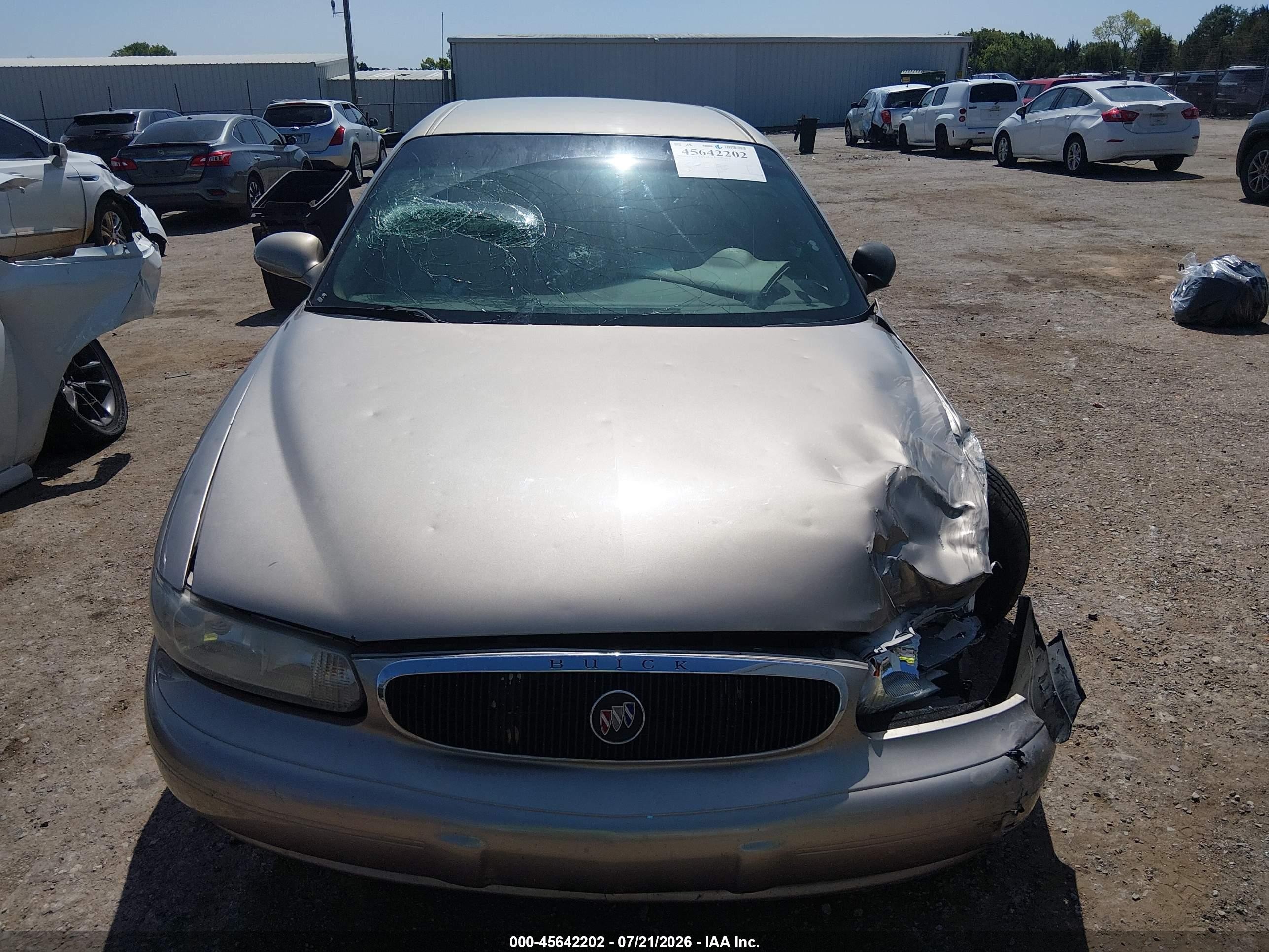 2003 Buick Century Custom Beige vin: 2G4WS52J831275062