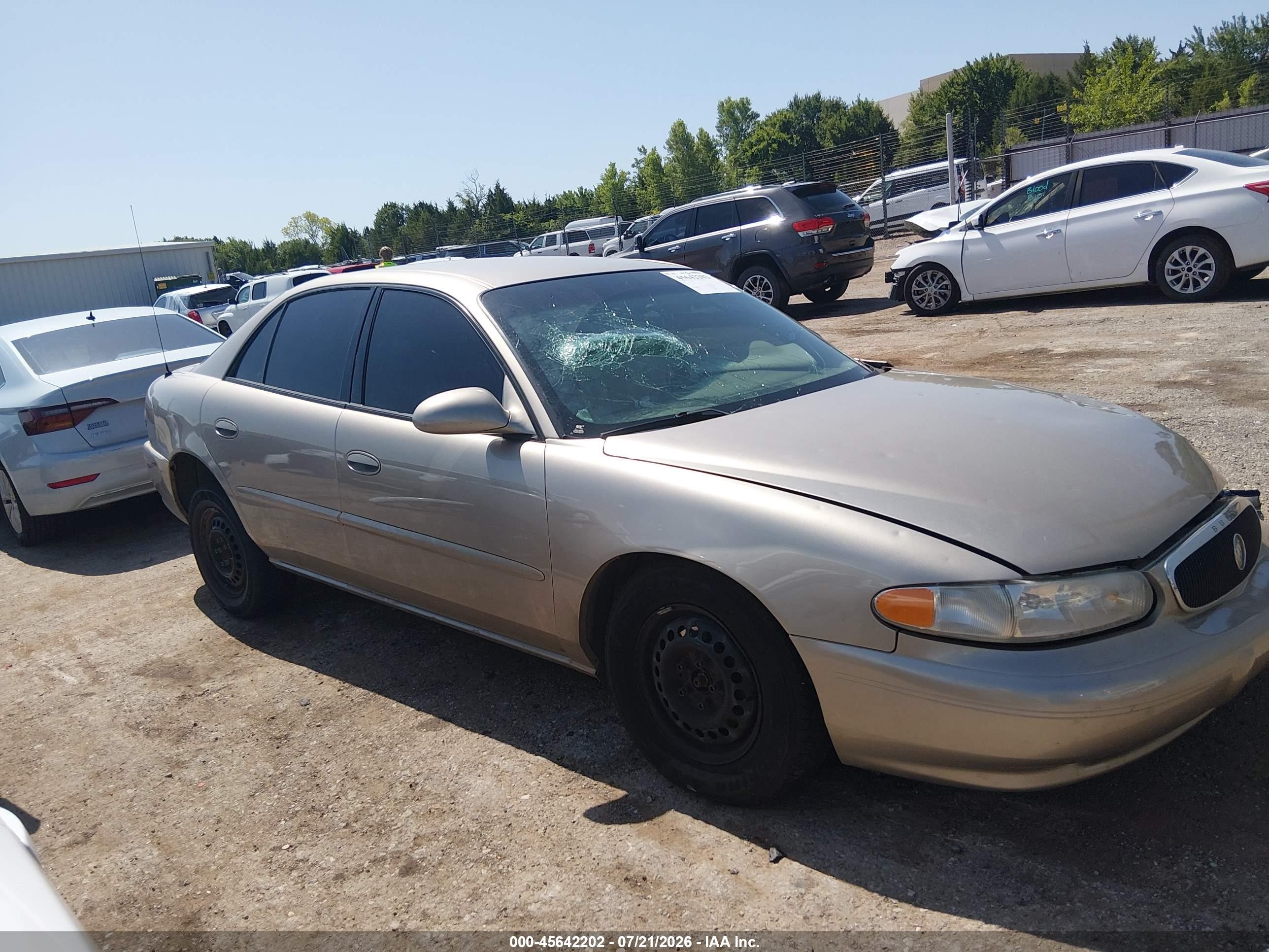2003 Buick Century Custom Beige vin: 2G4WS52J831275062