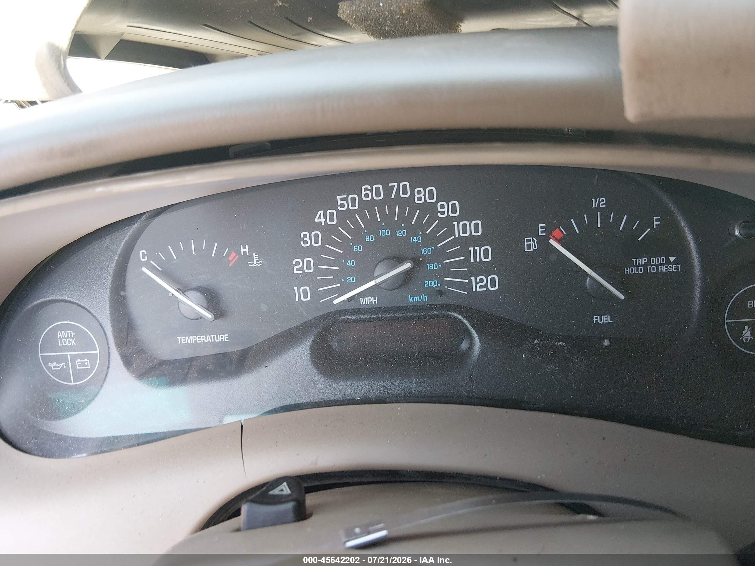 2003 Buick Century Custom Beige vin: 2G4WS52J831275062