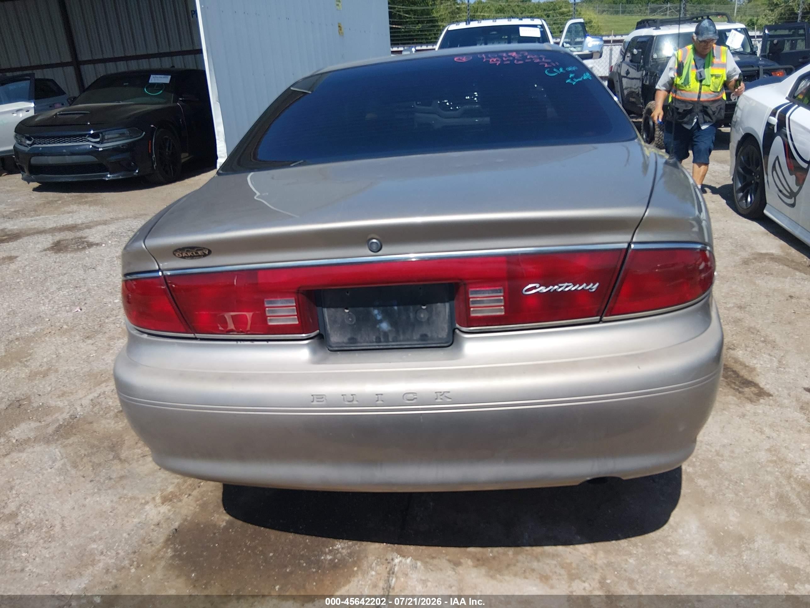 2003 Buick Century Custom Beige vin: 2G4WS52J831275062