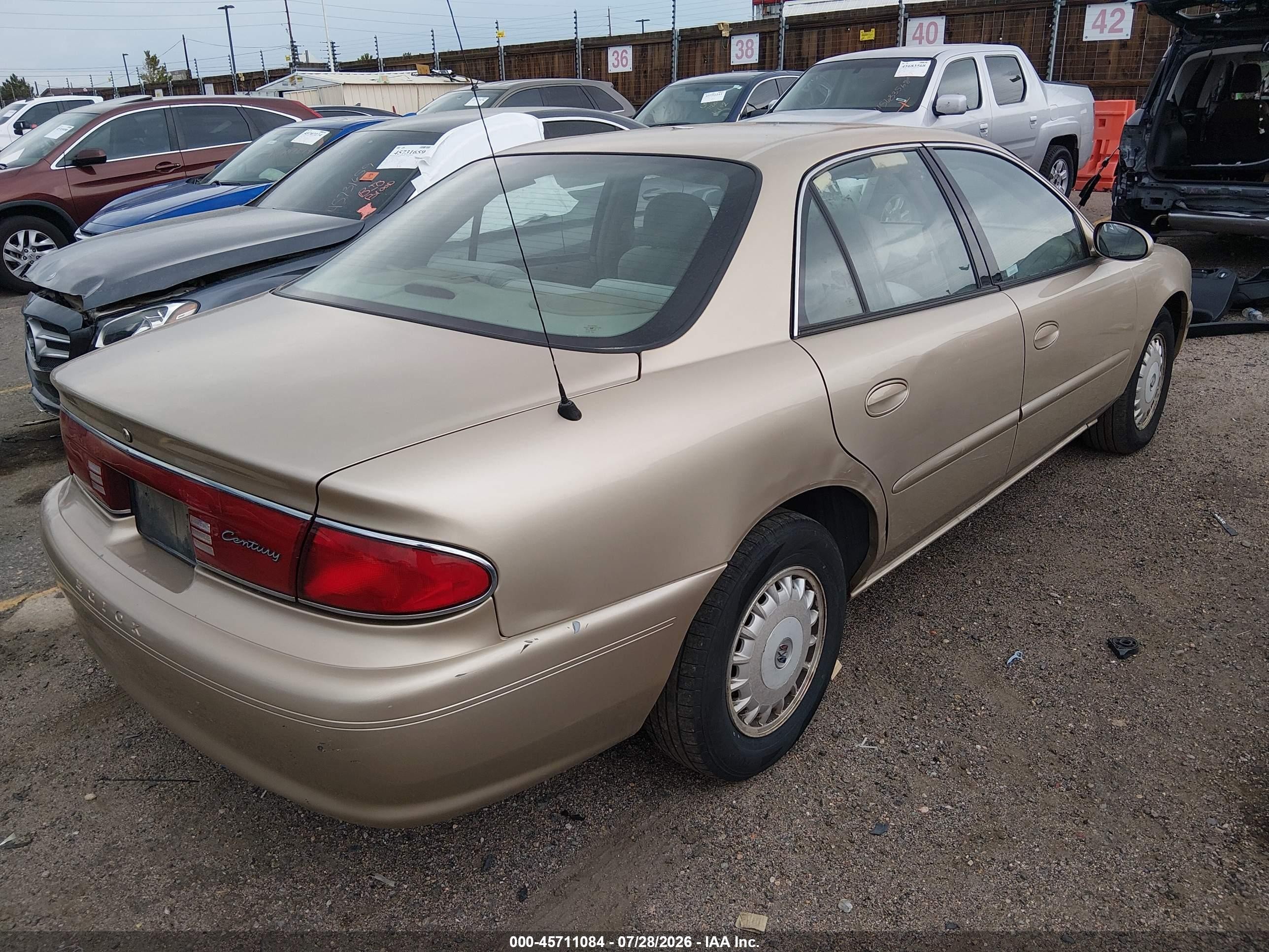 2005 Buick Century   Tan vin: 2G4WS52J851133507