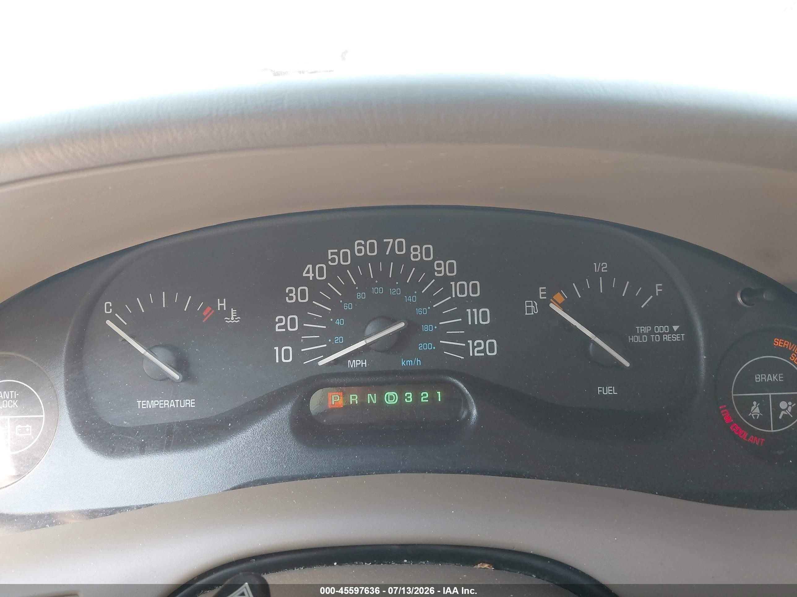 2001 Buick Century Custom Gold vin: 2G4WS52J911194519