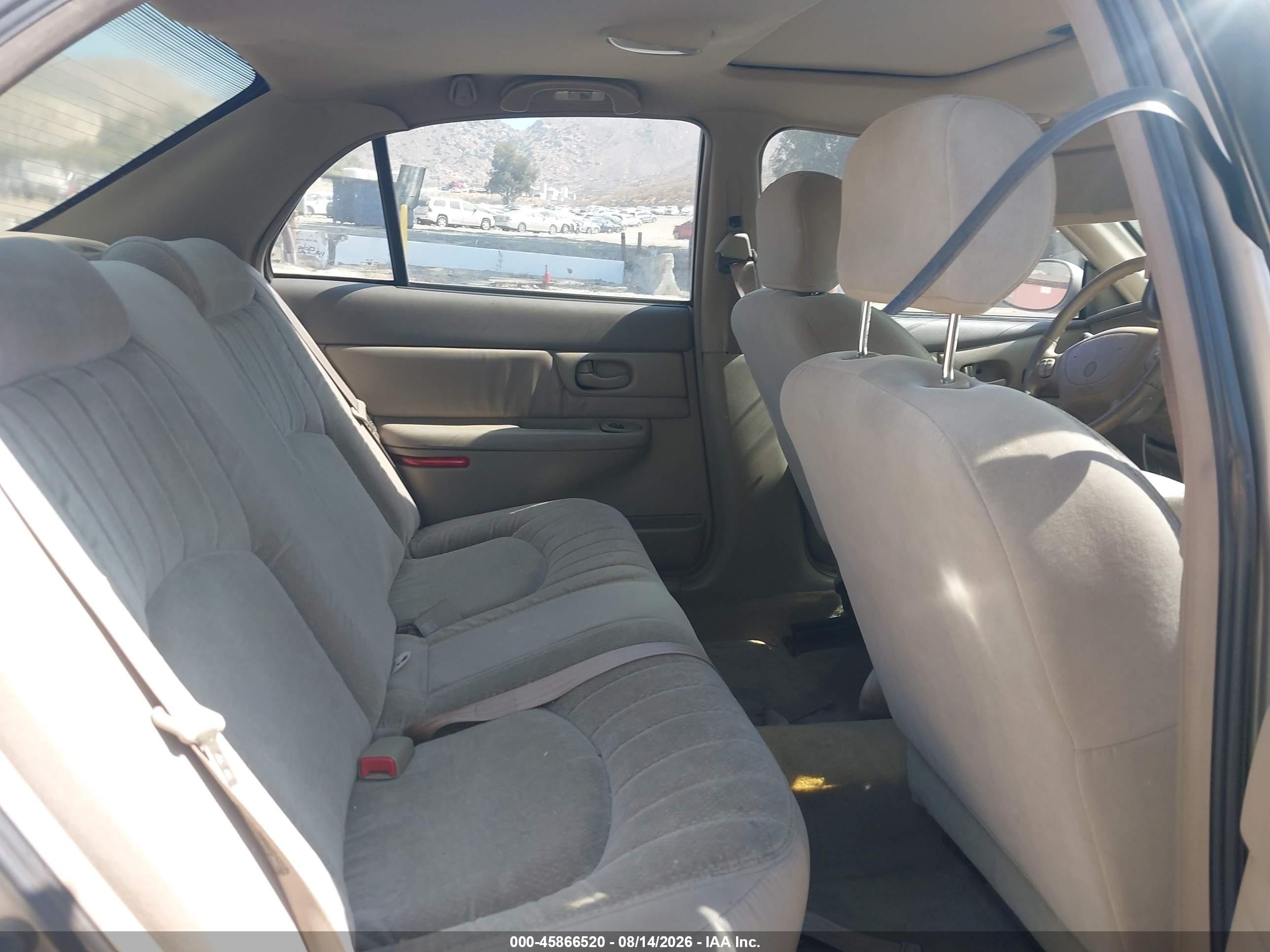 2001 Buick Century Custom Champagne vin: 2G4WS52J911211108