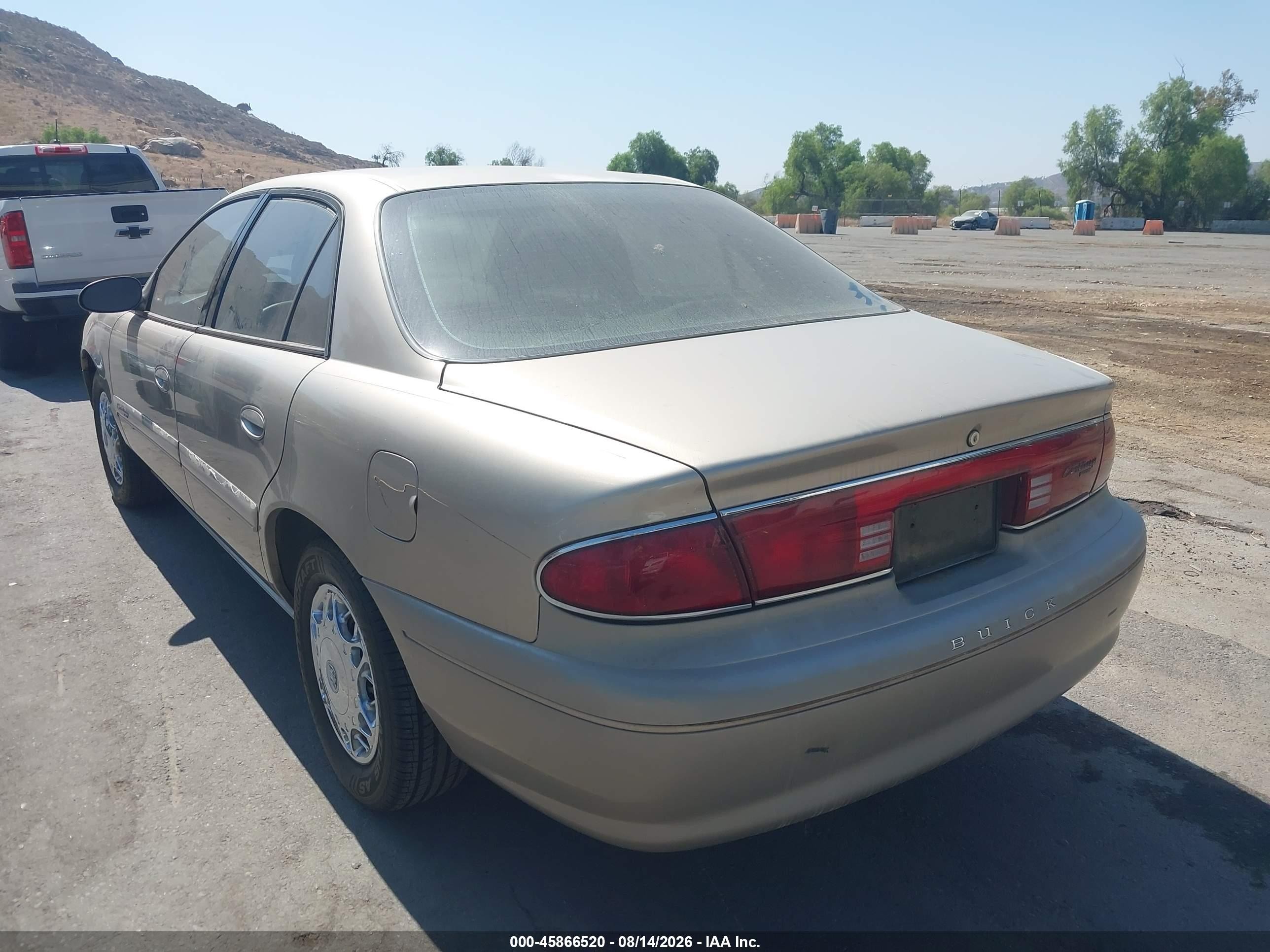 2001 Buick Century Custom Champagne vin: 2G4WS52J911211108