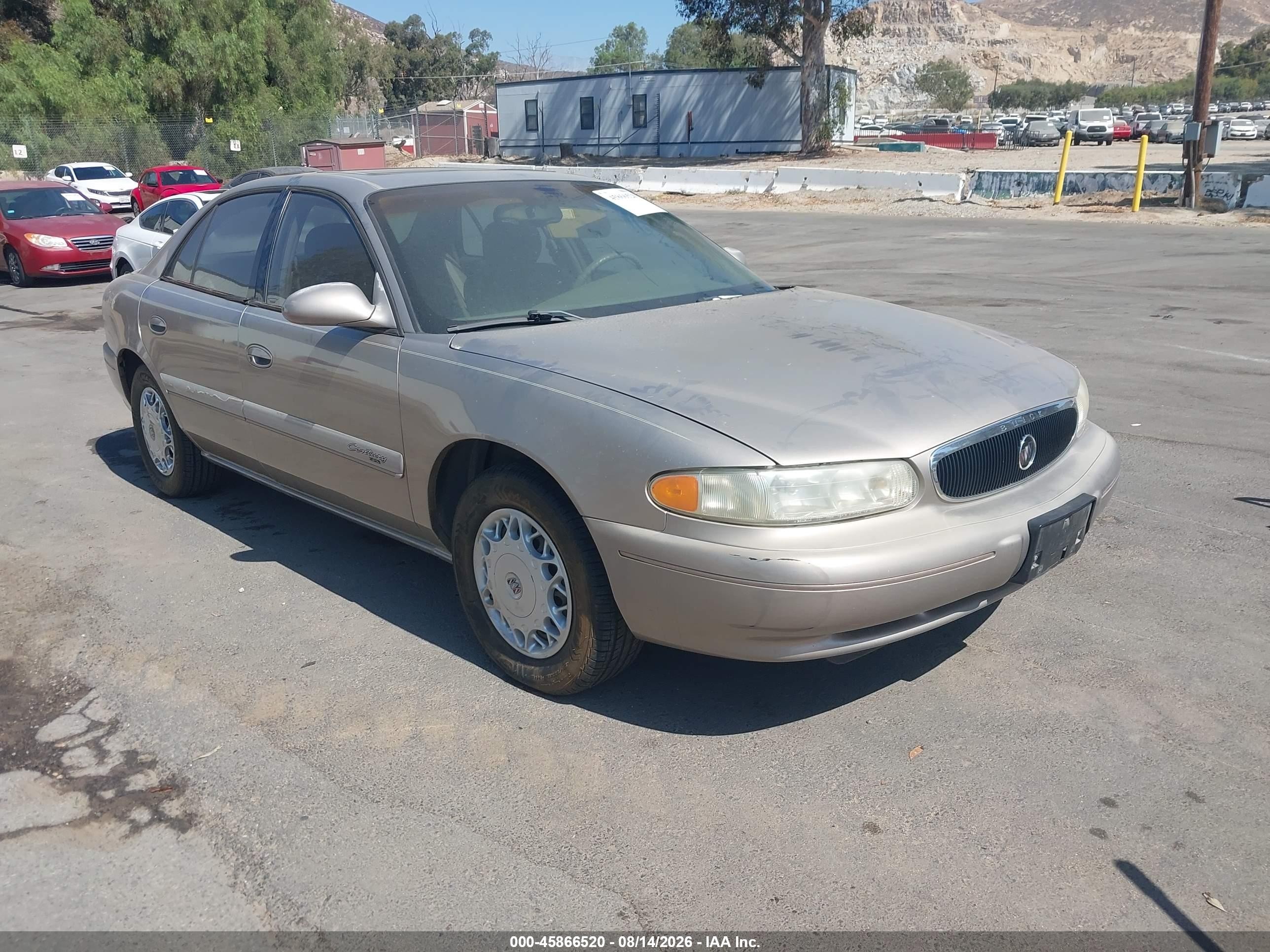 2001 Buick Century Custom Champagne vin: 2G4WS52J911211108