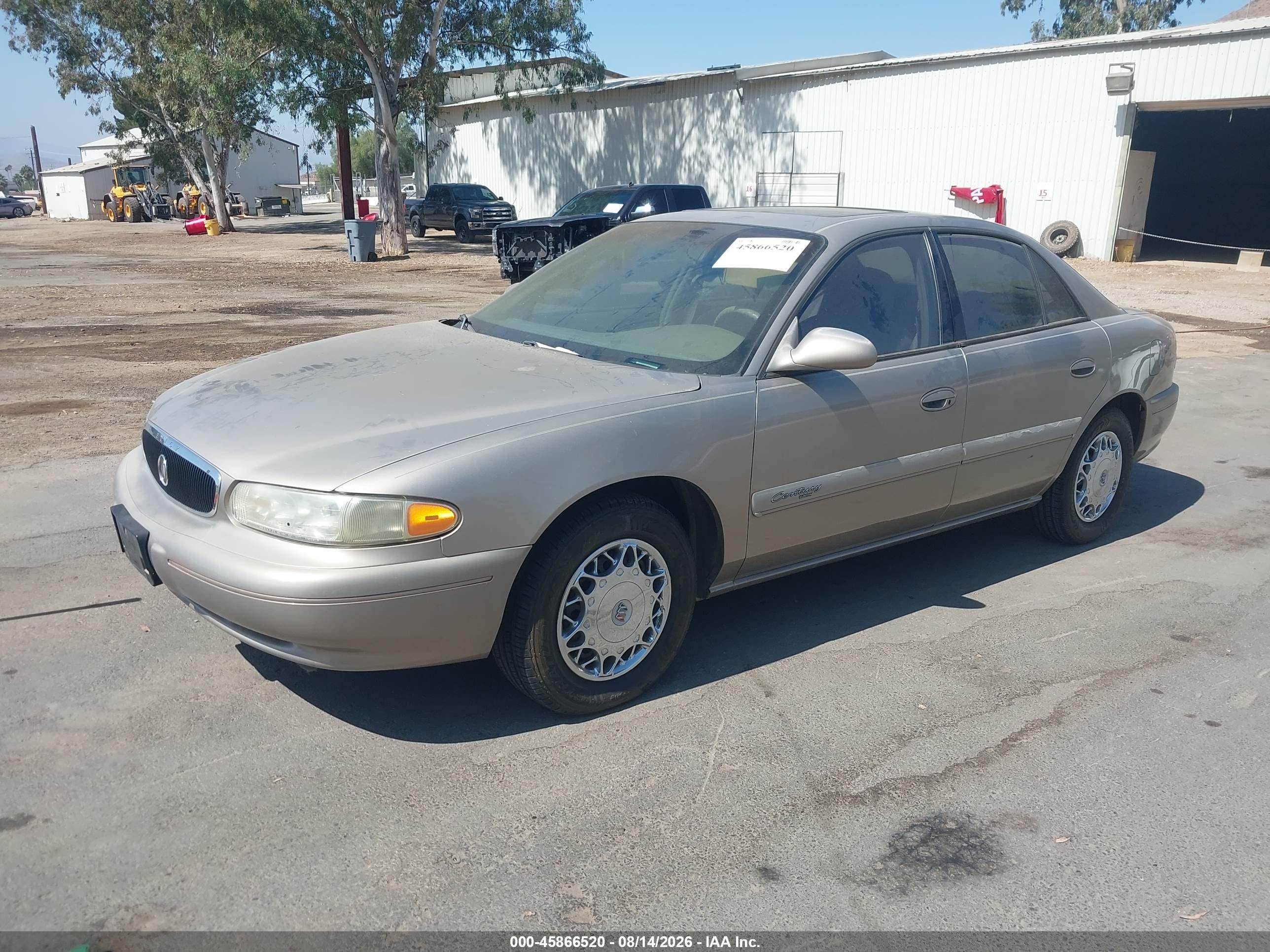 2001 Buick Century Custom Champagne vin: 2G4WS52J911211108