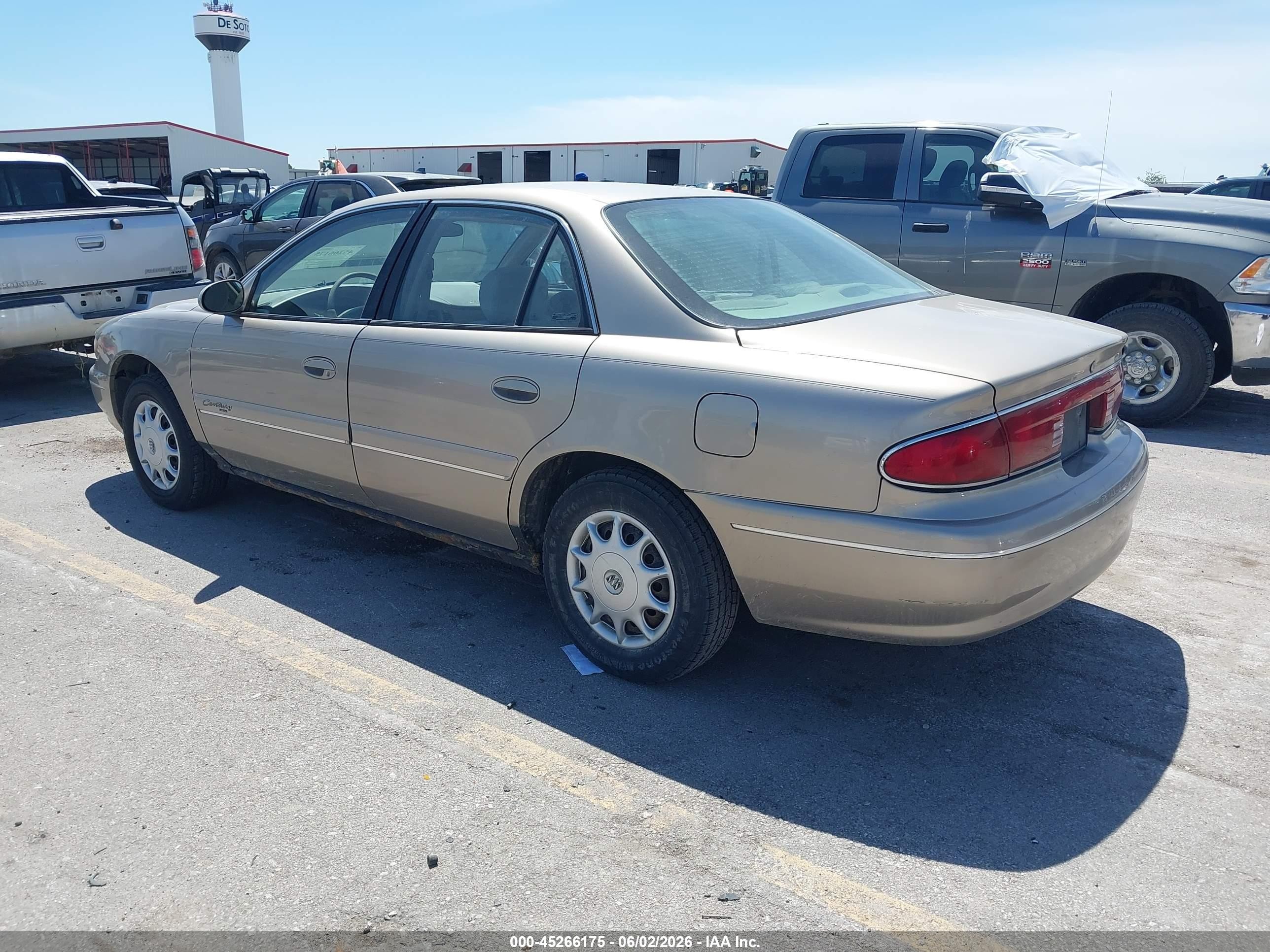 2001 Buick Century Custom Tan vin: 2G4WS52J911317848