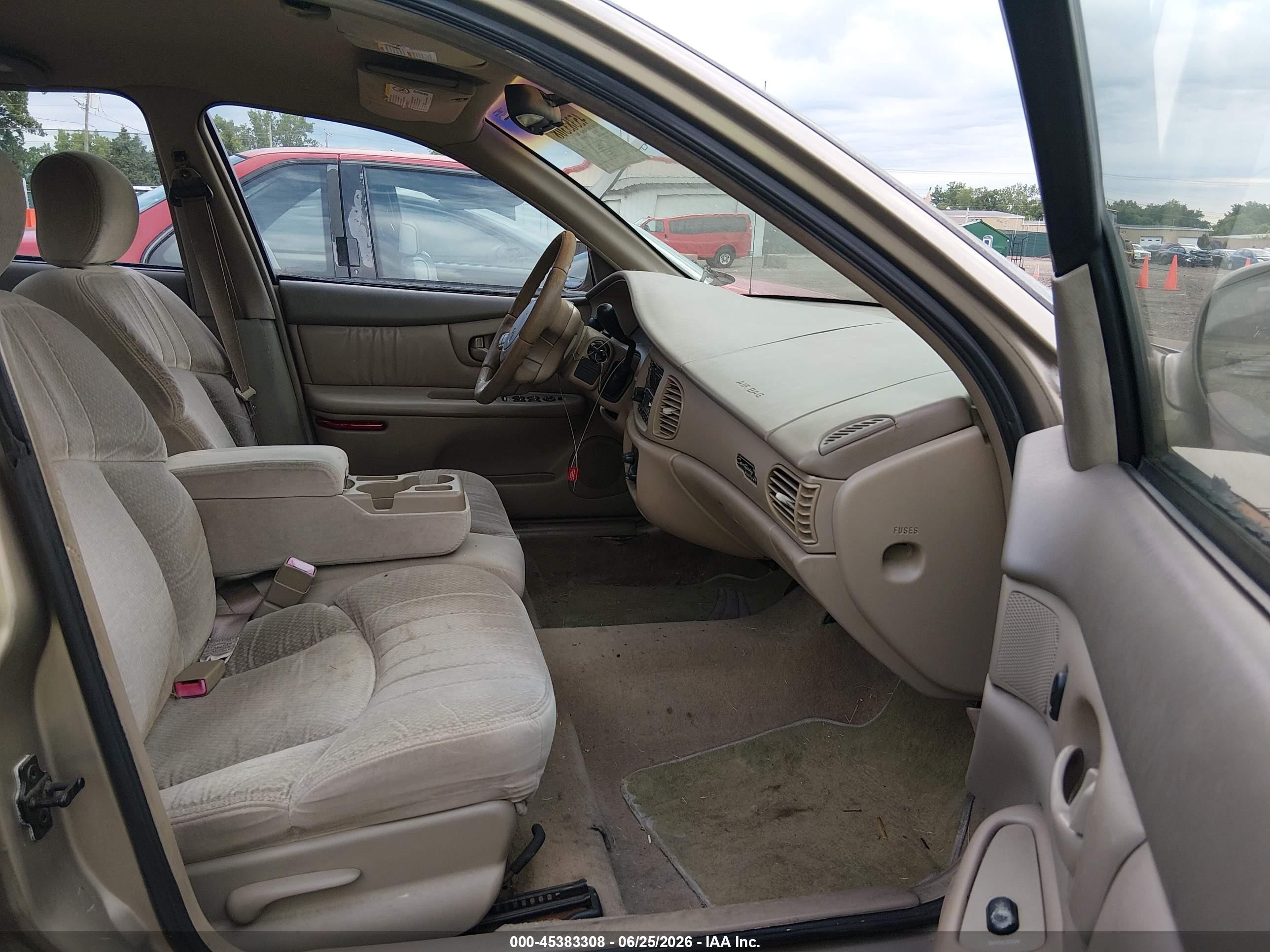 2002 Buick Century Custom Золотой vin: 2G4WS52J921106523