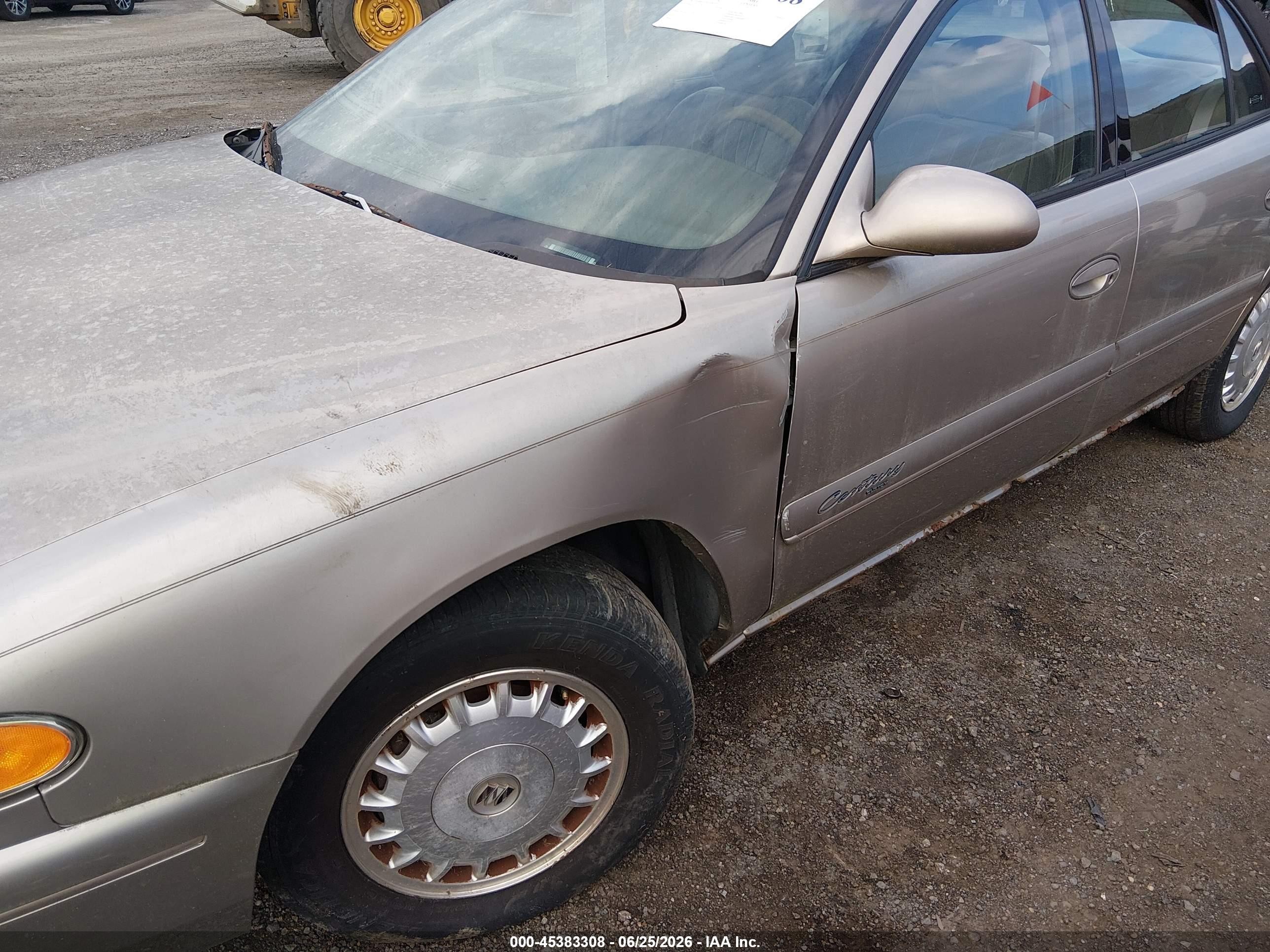 2002 Buick Century Custom Золотой vin: 2G4WS52J921106523