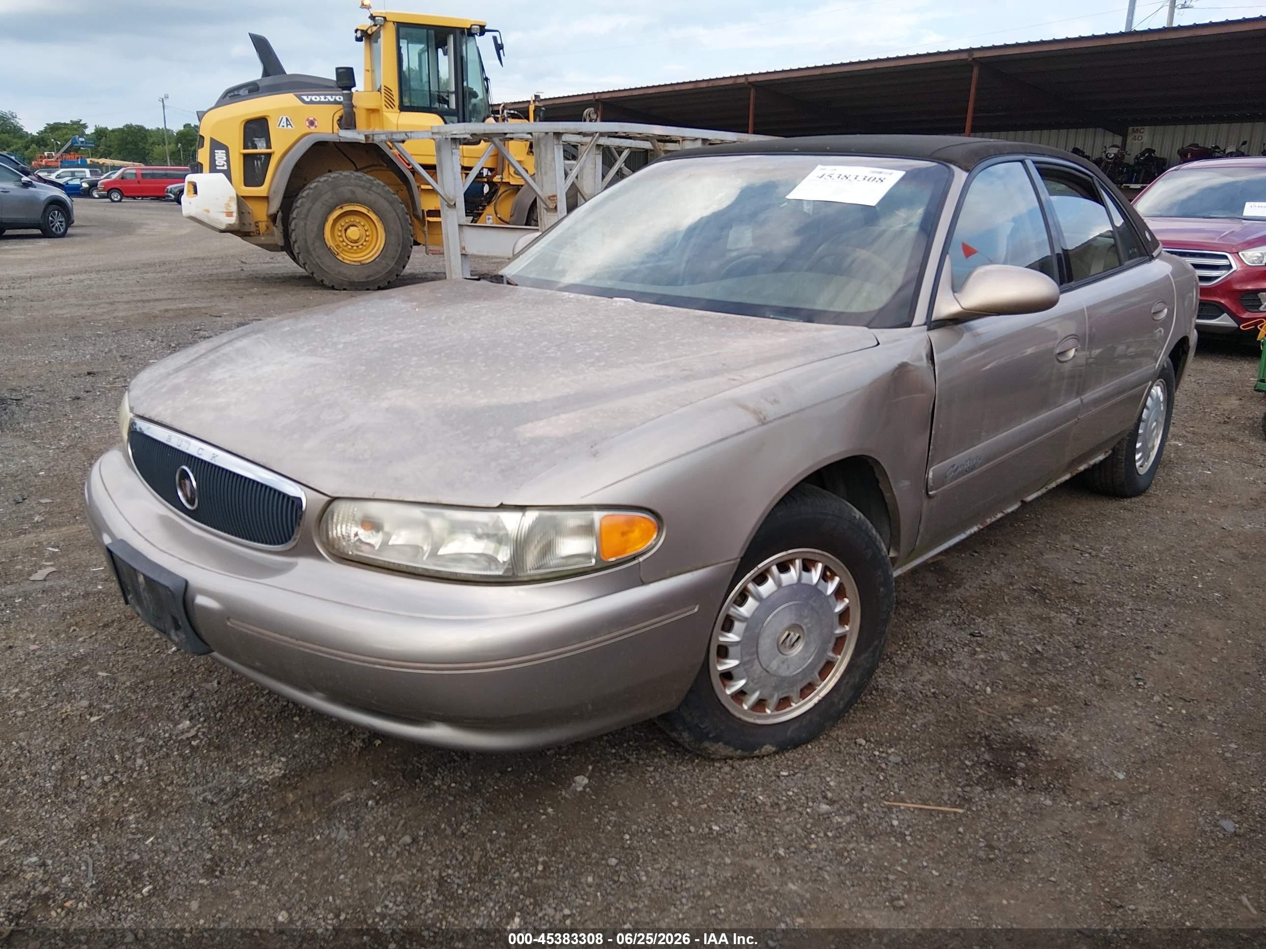2002 Buick Century Custom Золотой vin: 2G4WS52J921106523