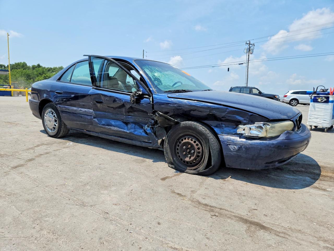 2002 Buick Century Custom Blue vin: 2G4WS52J921235457