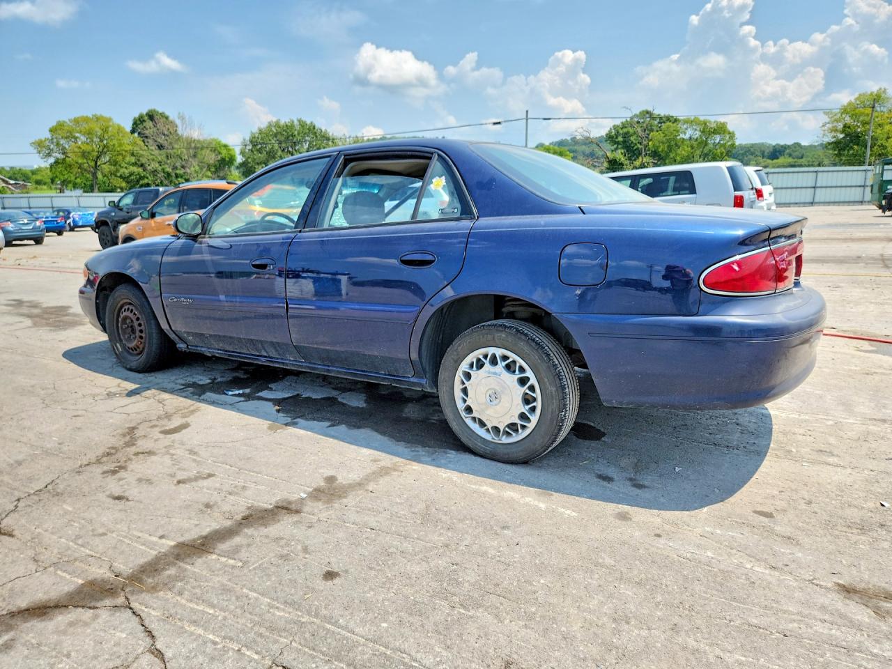 2002 Buick Century Custom Blue vin: 2G4WS52J921235457