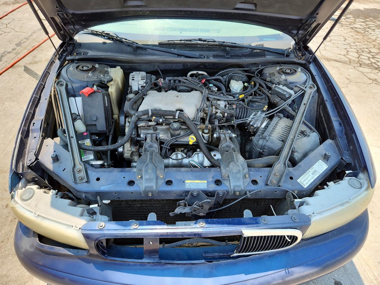 2002 Buick Century Custom Blue vin: 2G4WS52J921235457