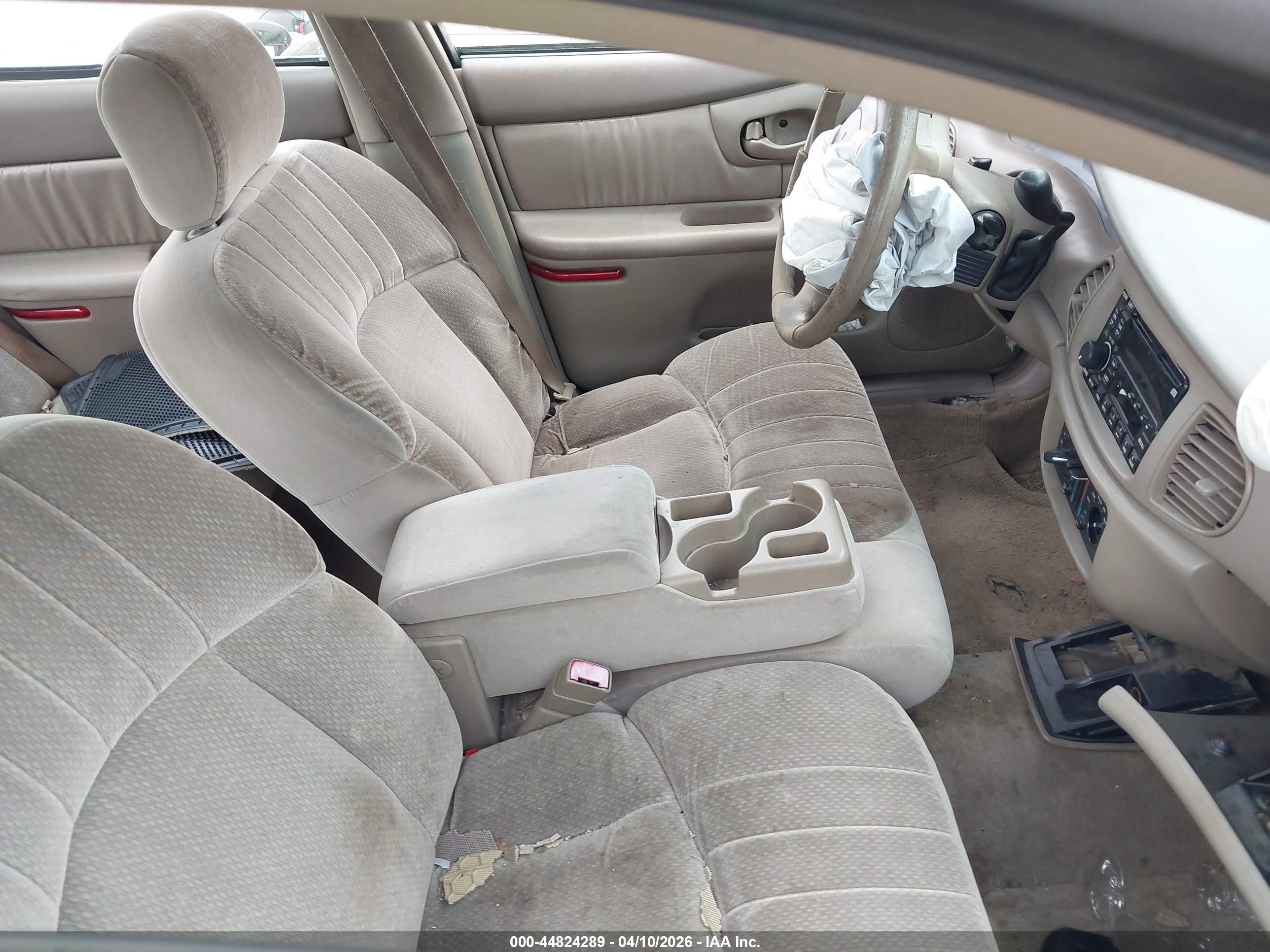 2002 Buick Century Custom Tan vin: 2G4WS52J921259578