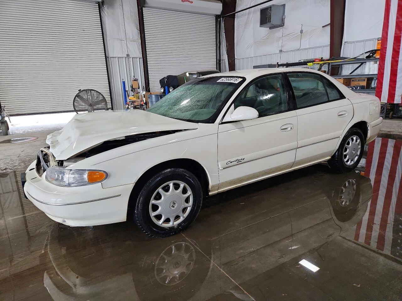 2002 Buick Century Custom White vin: 2G4WS52J921292614