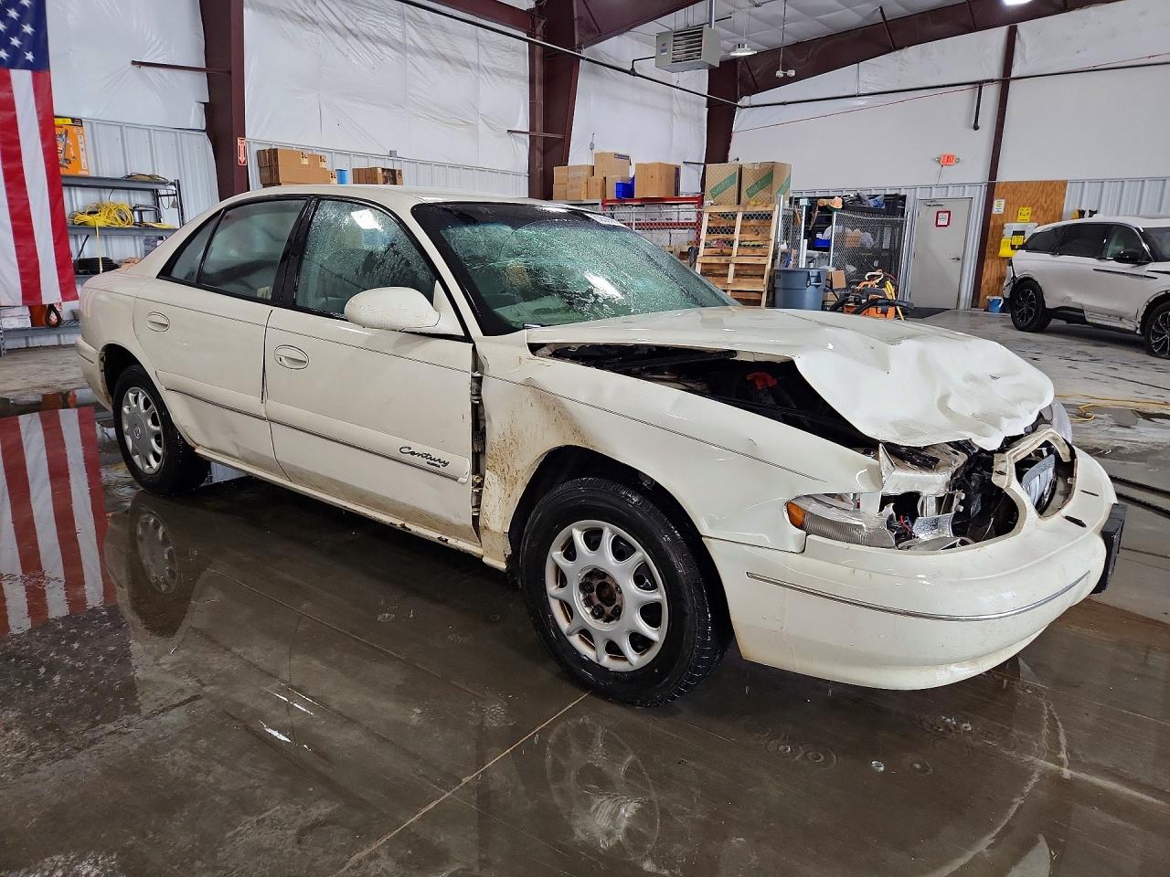 2002 Buick Century Custom White vin: 2G4WS52J921292614