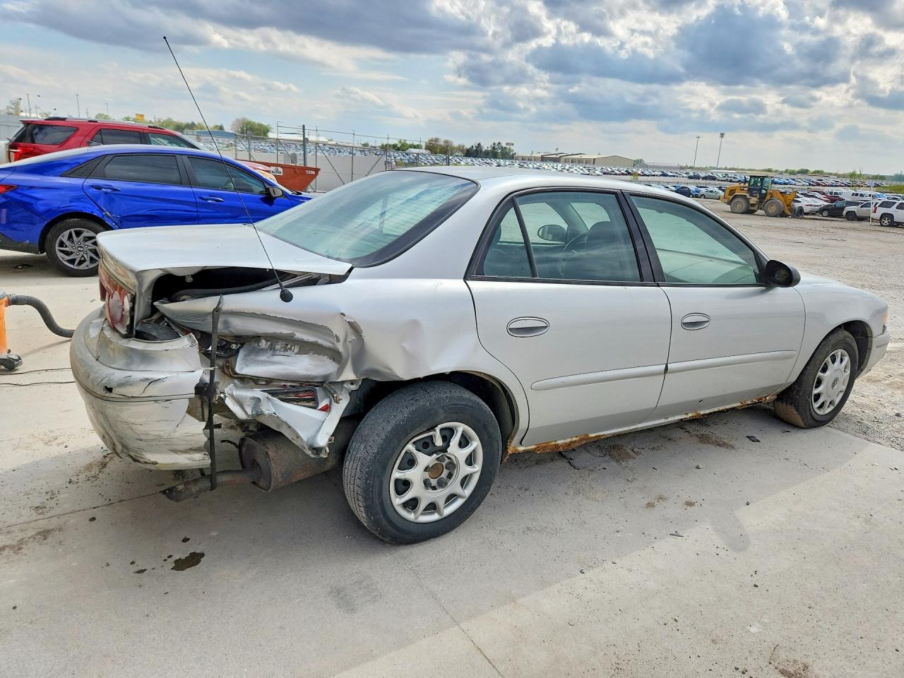 2003 Buick Century Custom Silver vin: 2G4WS52J931211645