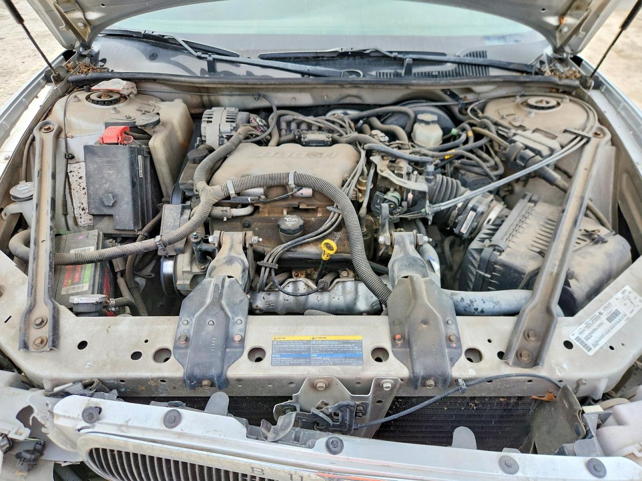 2003 Buick Century Custom Silver vin: 2G4WS52J931262739