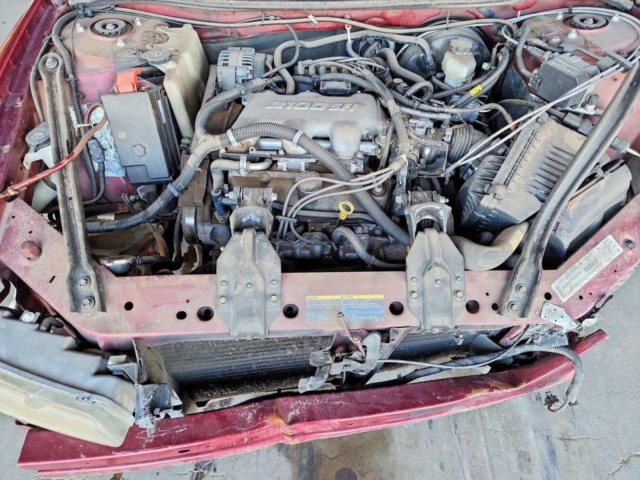 2003 Buick Century Custom Burgundy vin: 2G4WS52J931271649
