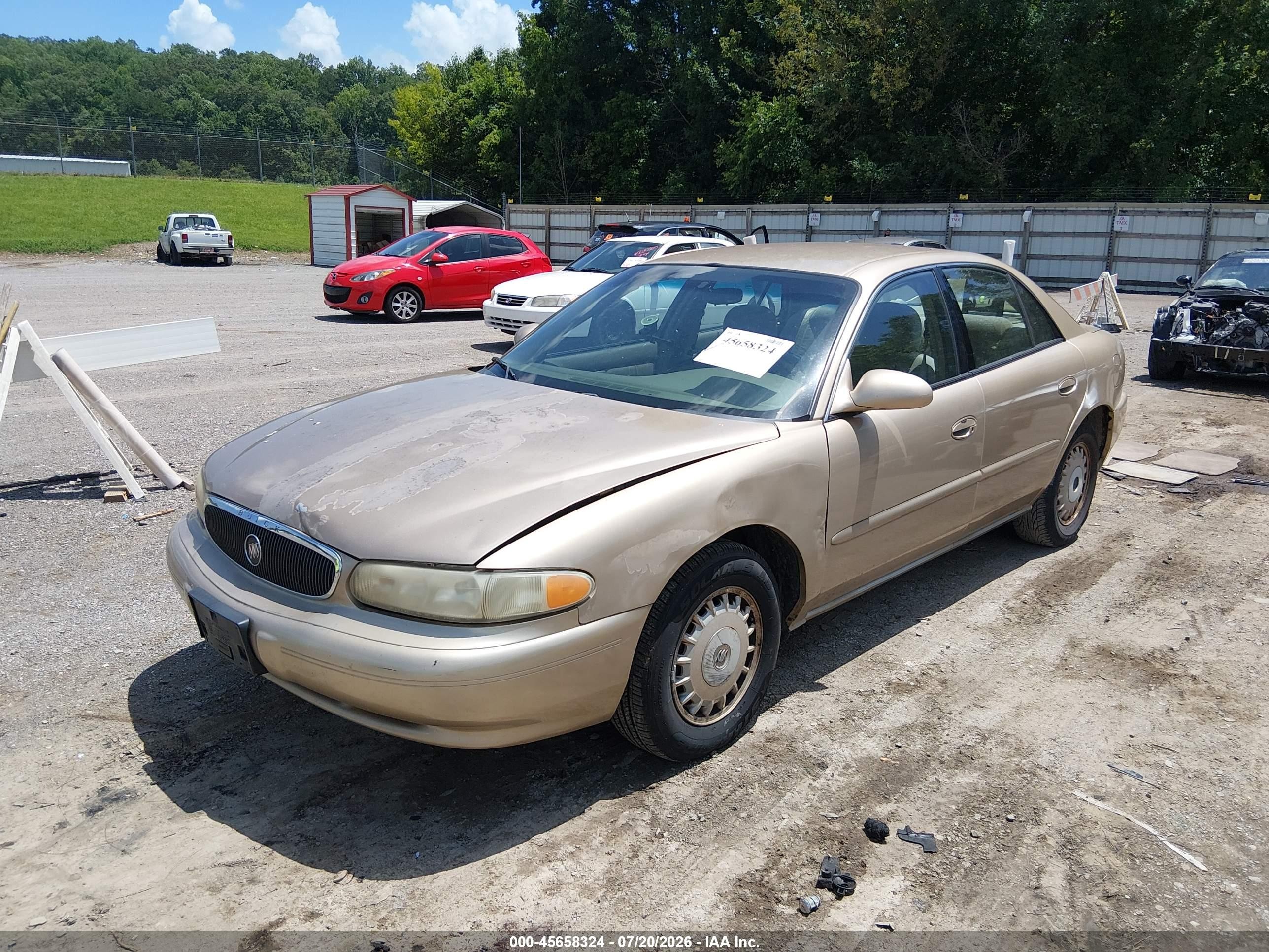 2005 Buick Century   Gold vin: 2G4WS52J951119471