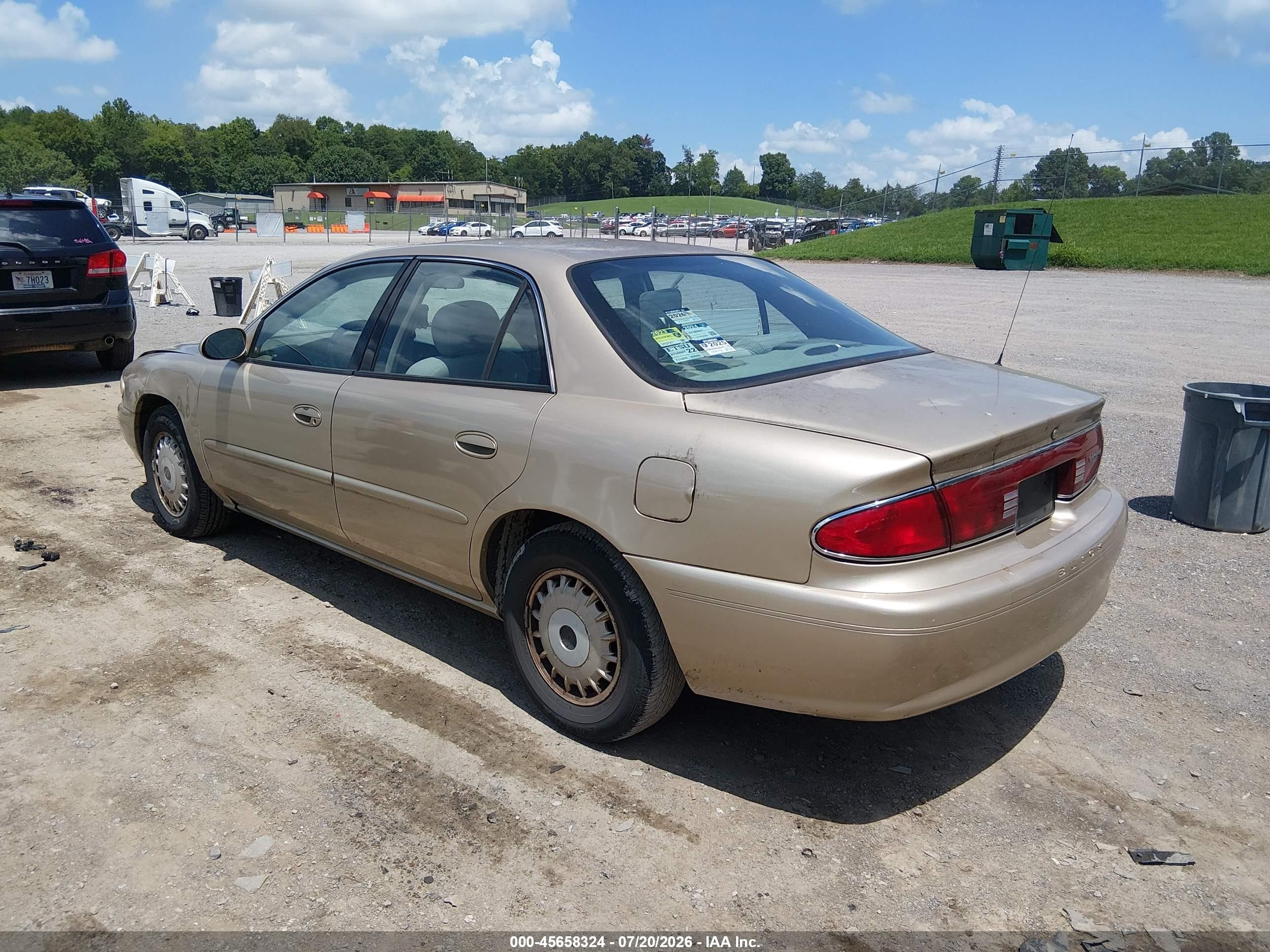 2005 Buick Century   Gold vin: 2G4WS52J951119471